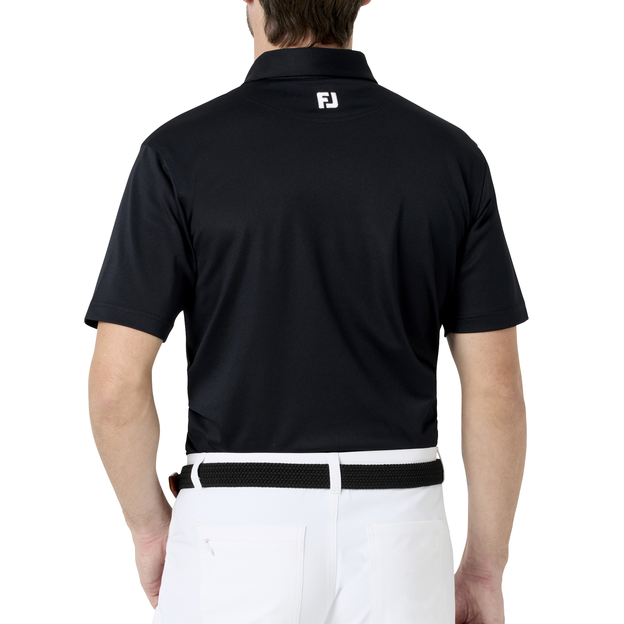 Essential M`s Solid ストレッチ鹿の子半袖シャツ