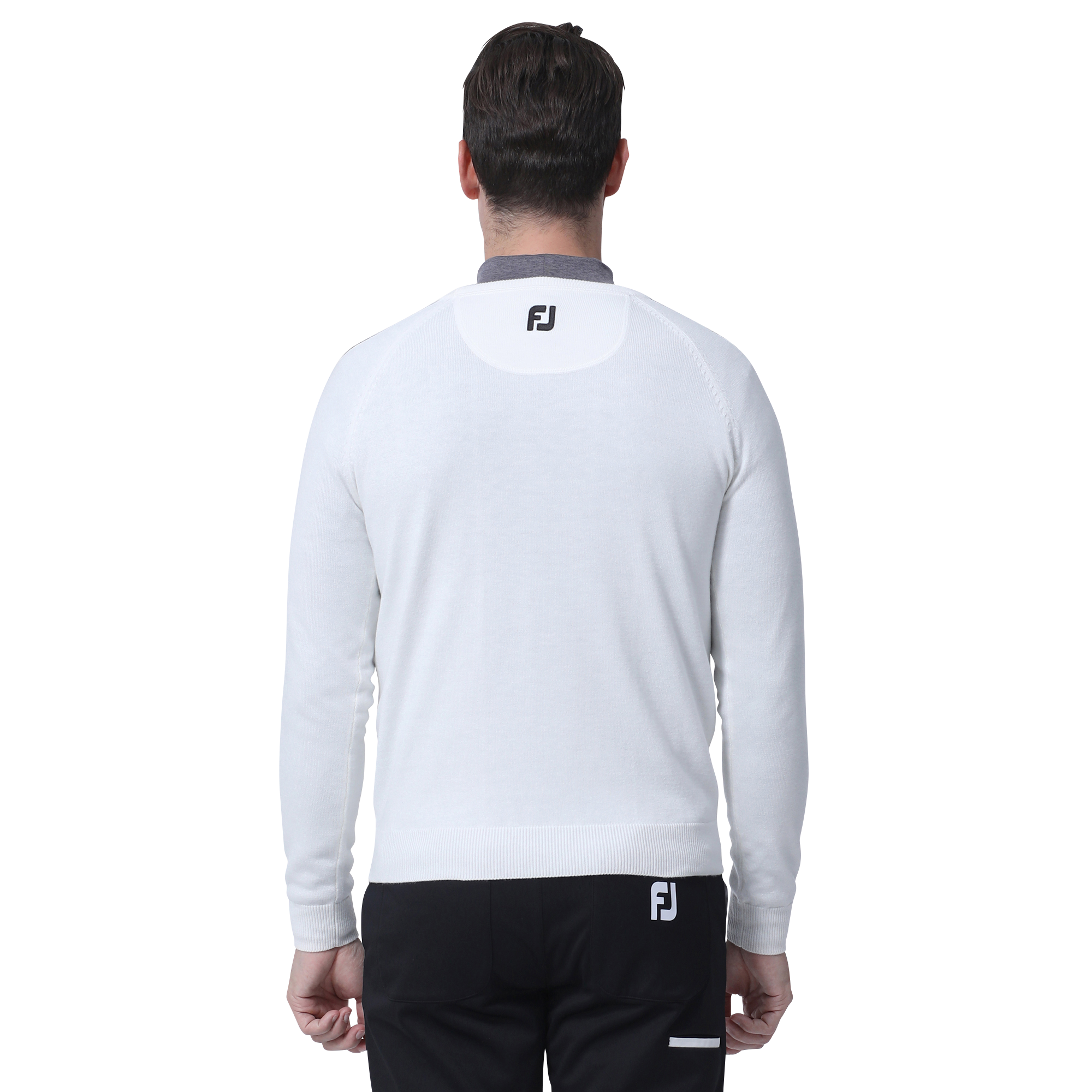 MEN'S サイドラインラグランクルーネックセーター