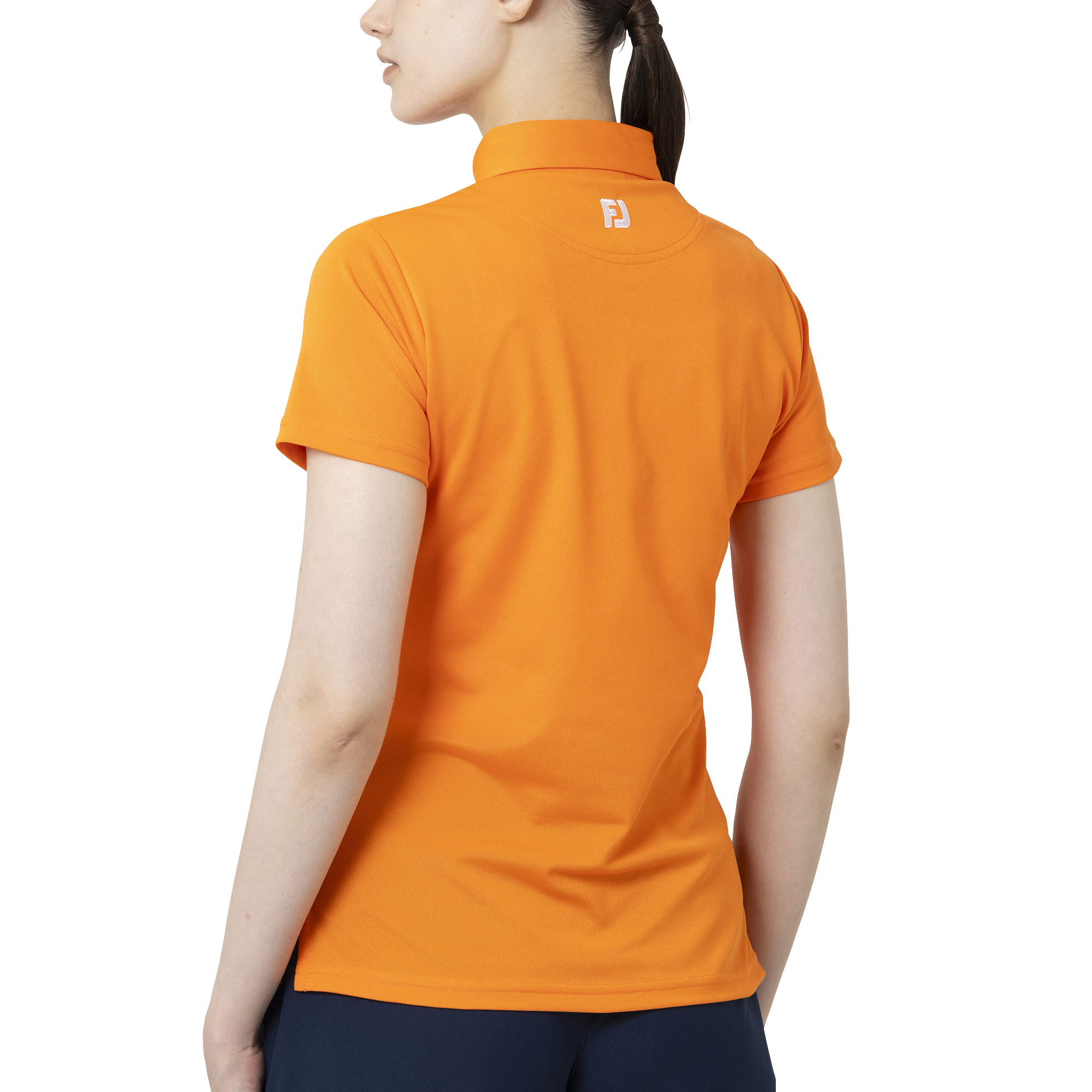 Essential W`s Solid ストレッチ鹿の子半袖シャツ