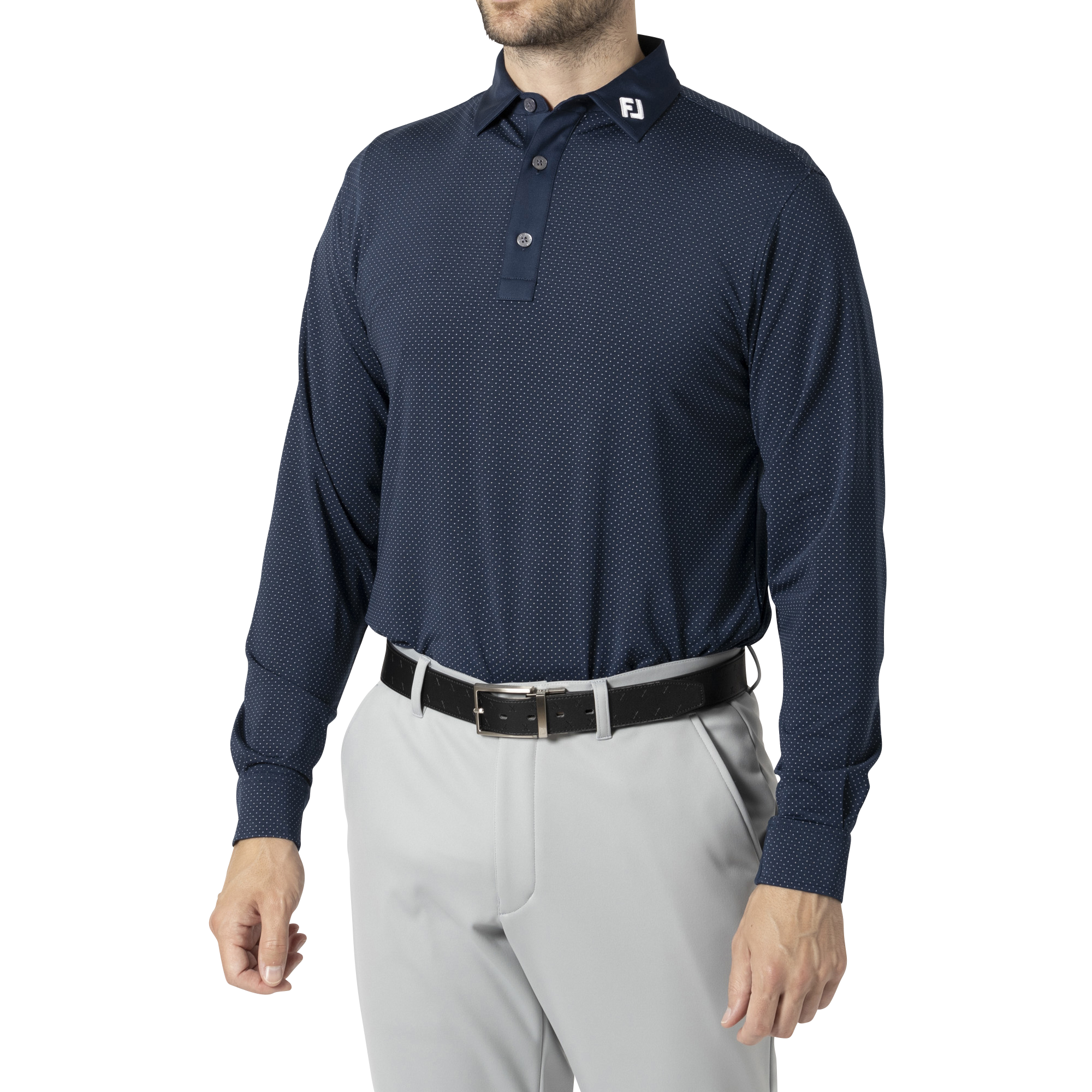 MEN'S ドットジャカード 長袖シャツ - FootJoy Japan