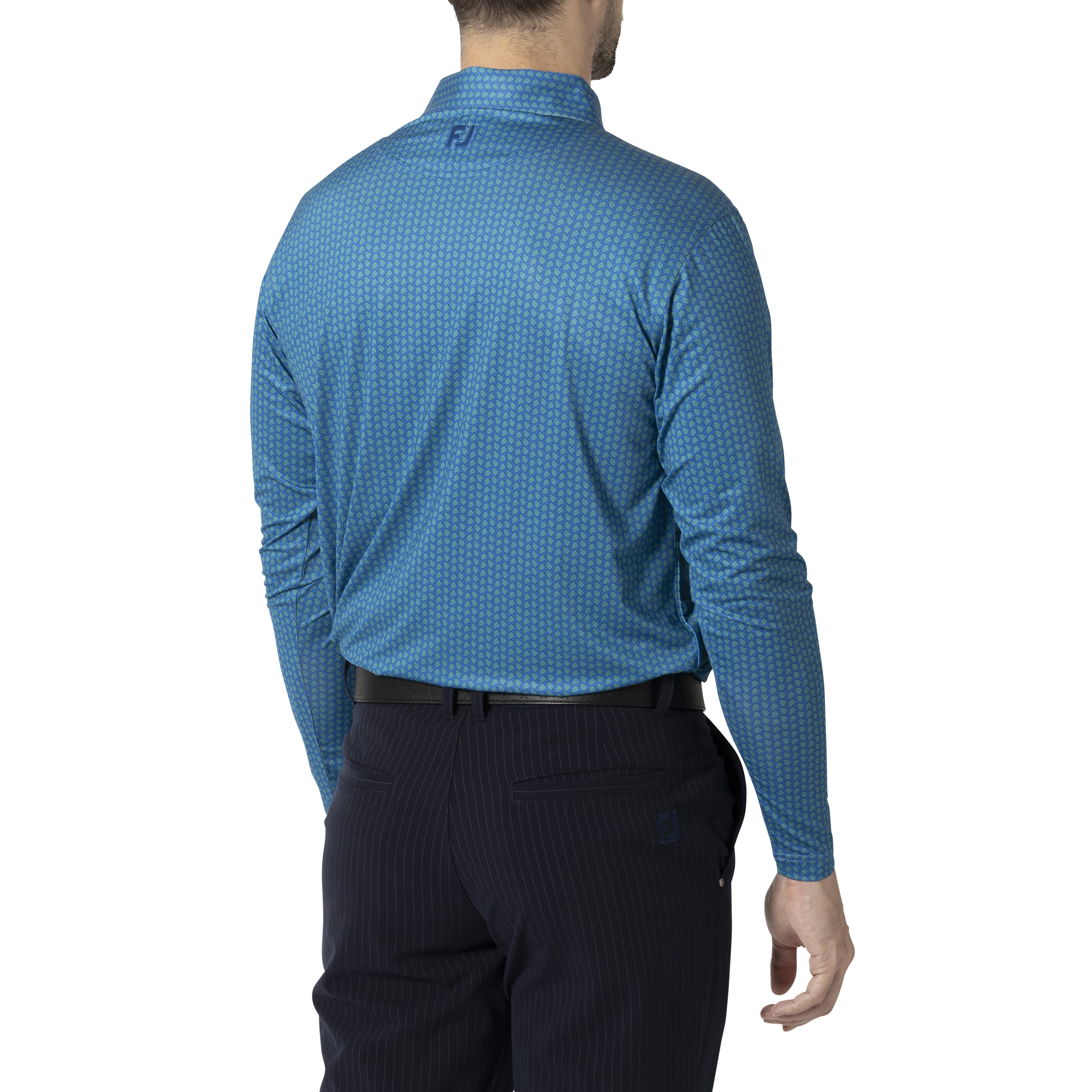 MEN'S リーフプリント 長袖シャツ