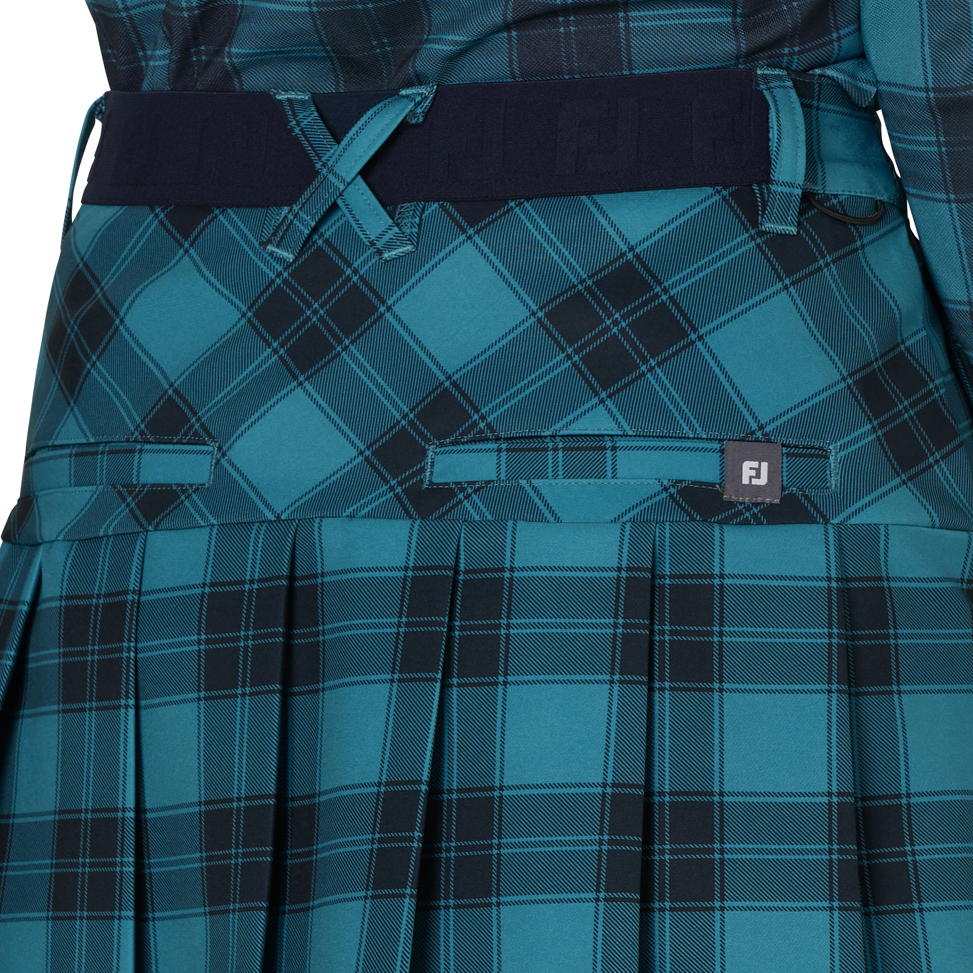 WOMEN'S TWINSOF 撥水 プリーツチェックスカート