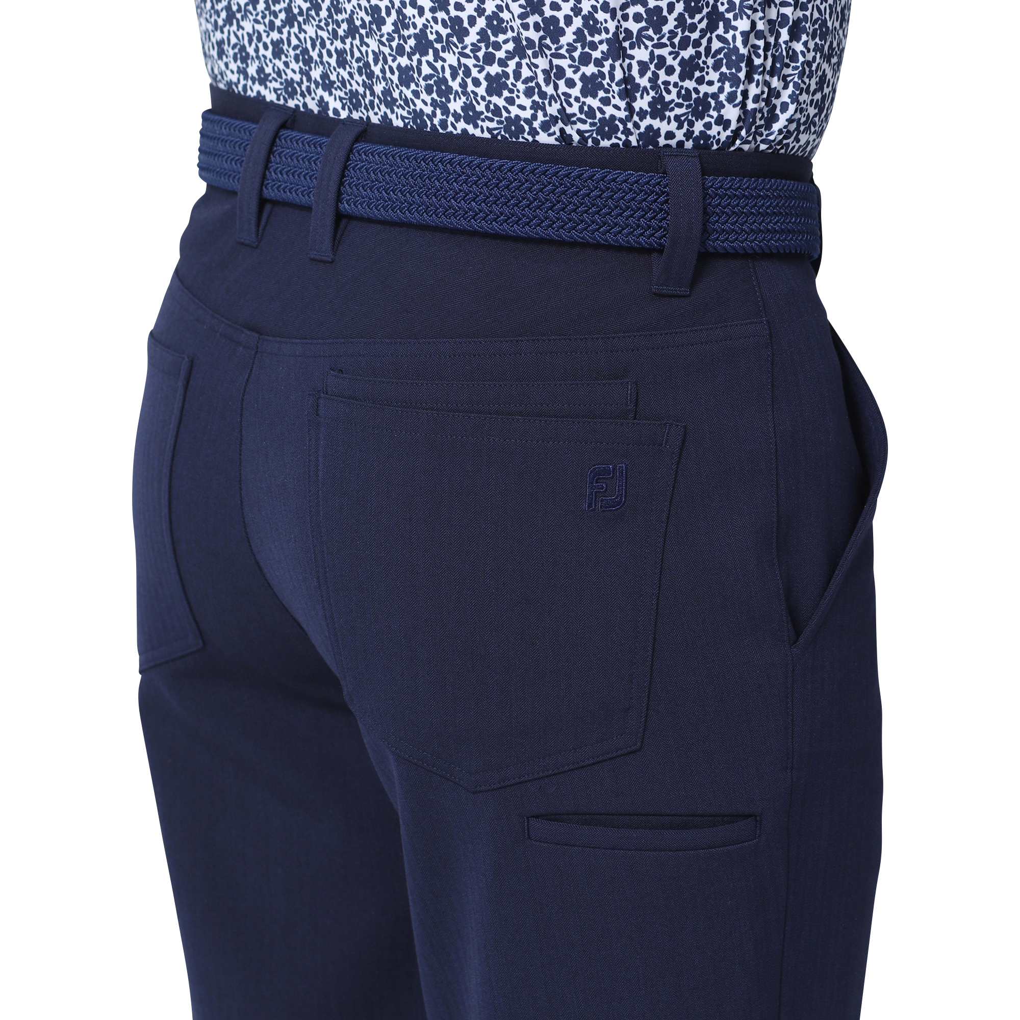 MEN'S ストレッチヘリンボーンパンツ