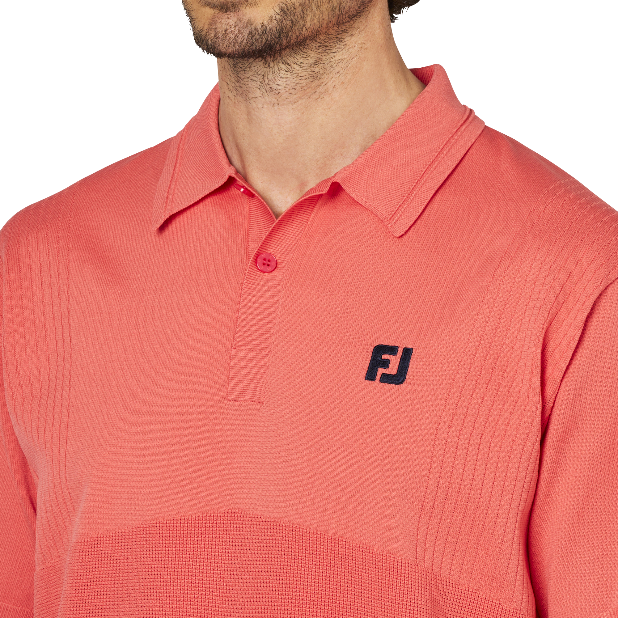 編地切替半袖セーターポロ - FootJoy Japan