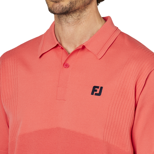編地切替半袖セーターポロ - FootJoy Japan 編地切替半袖セーターポロ - FootJoy Japan