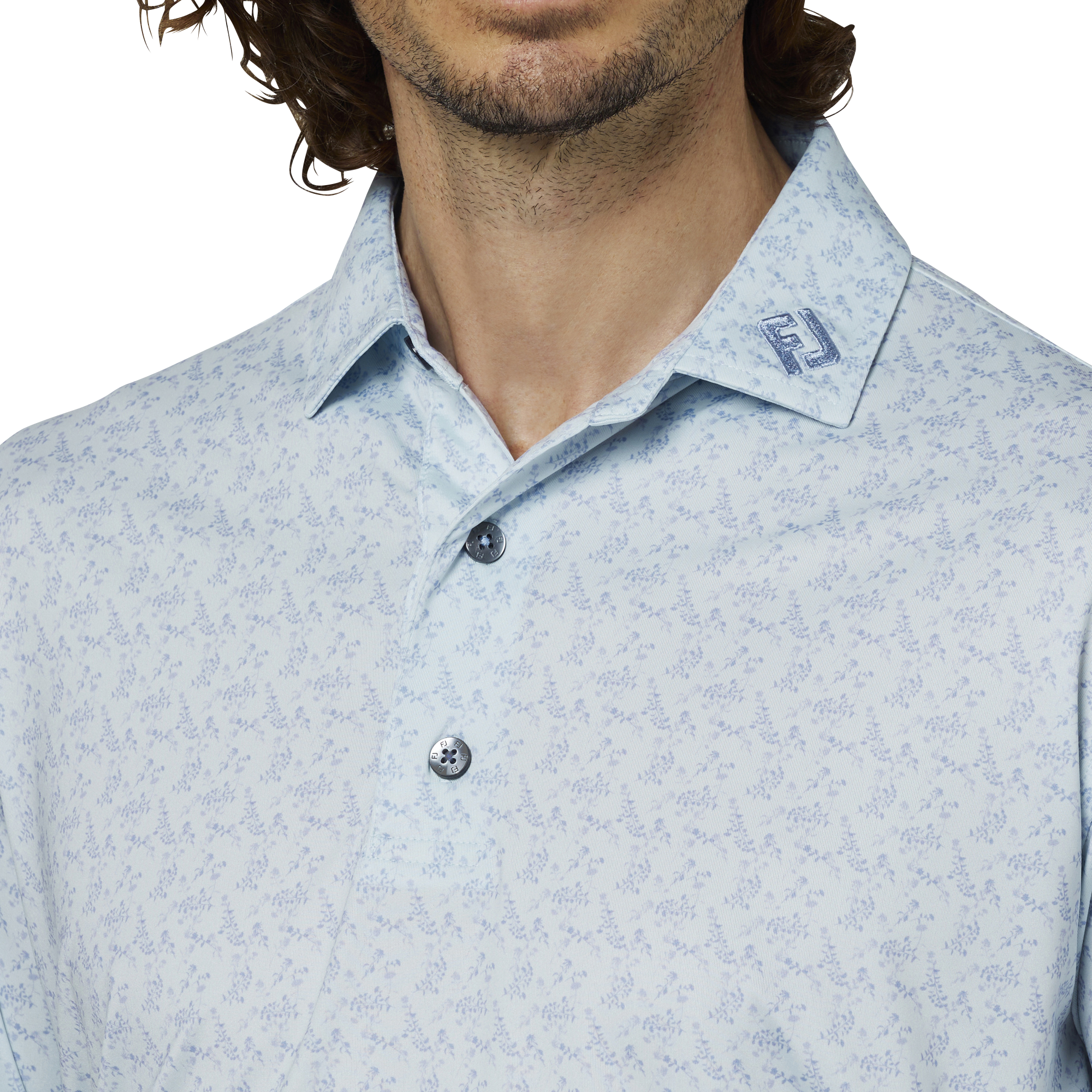 ヴィンテージフラワープリント長袖シャツ