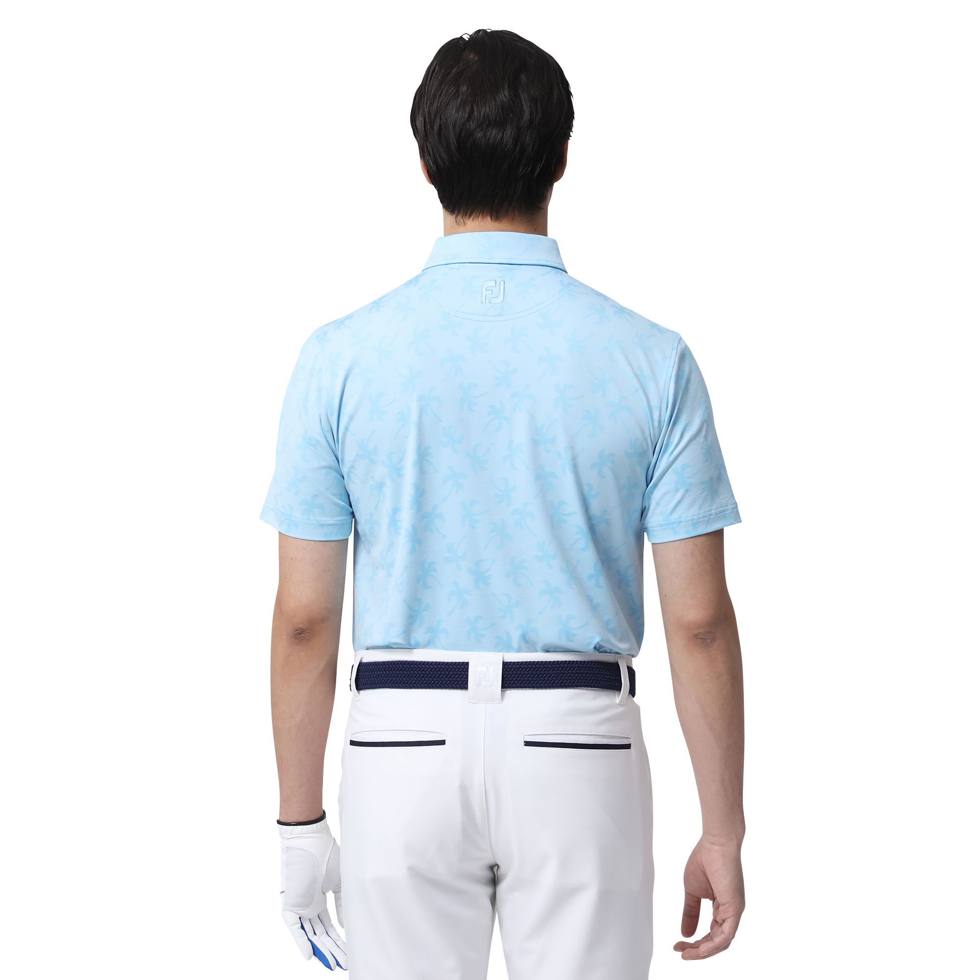 MEN&rsquo;S  パームツリージャカード 半袖シャツ