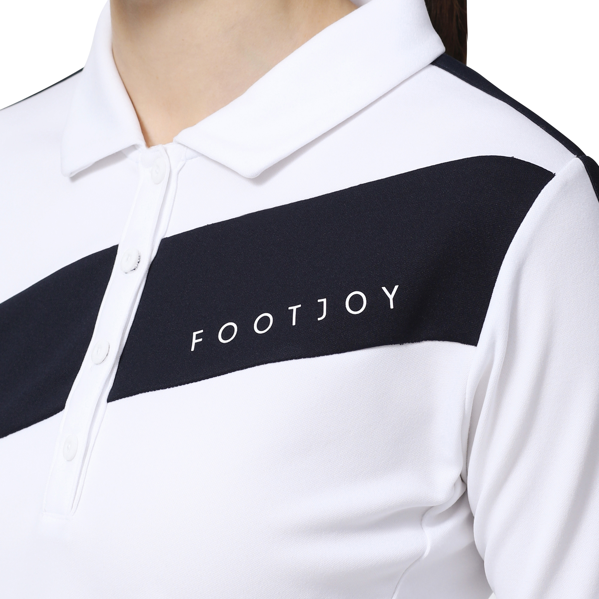 WOMEN'S カラーブロック サーモライト長袖保温シャツ