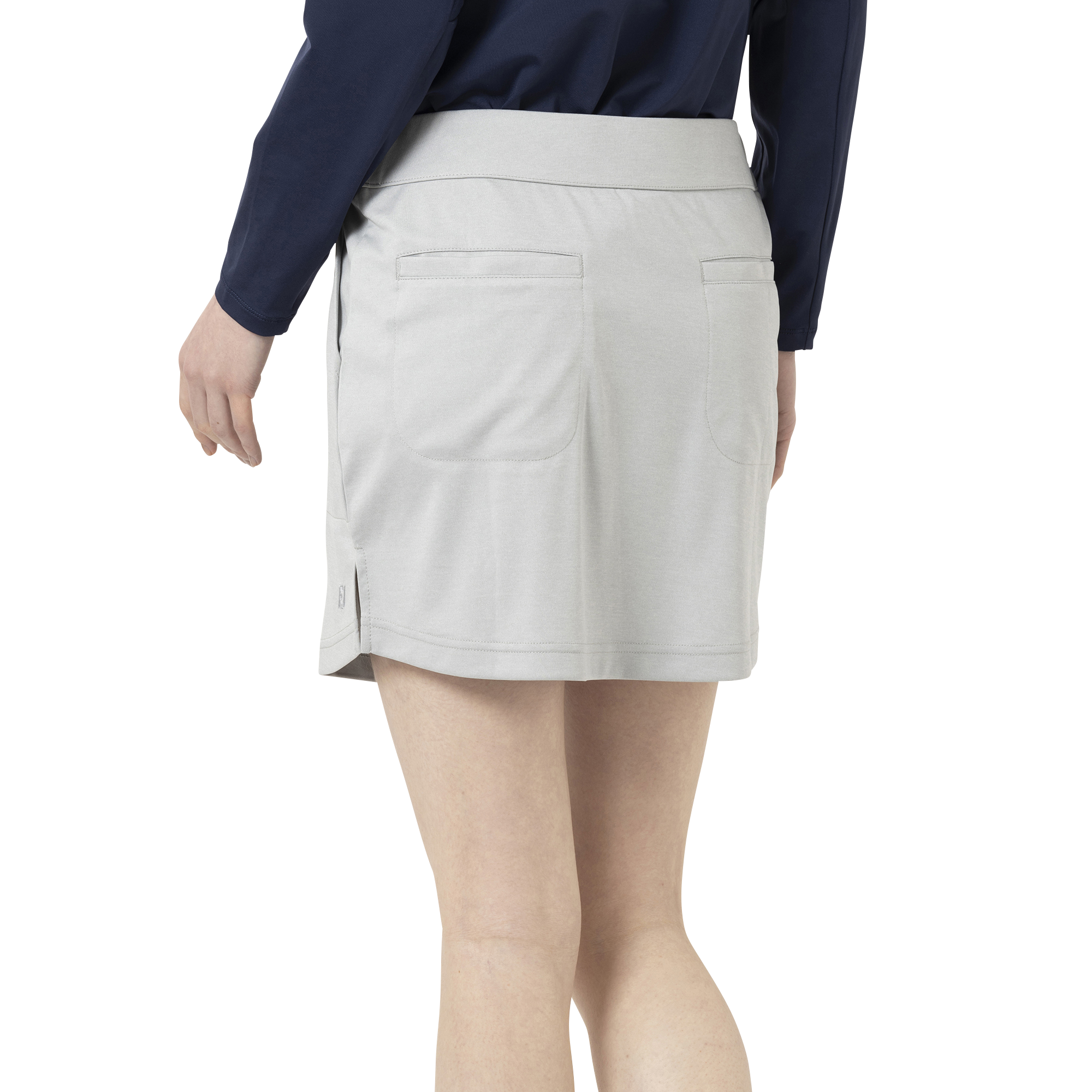 ウエストゴムソリッドスカート