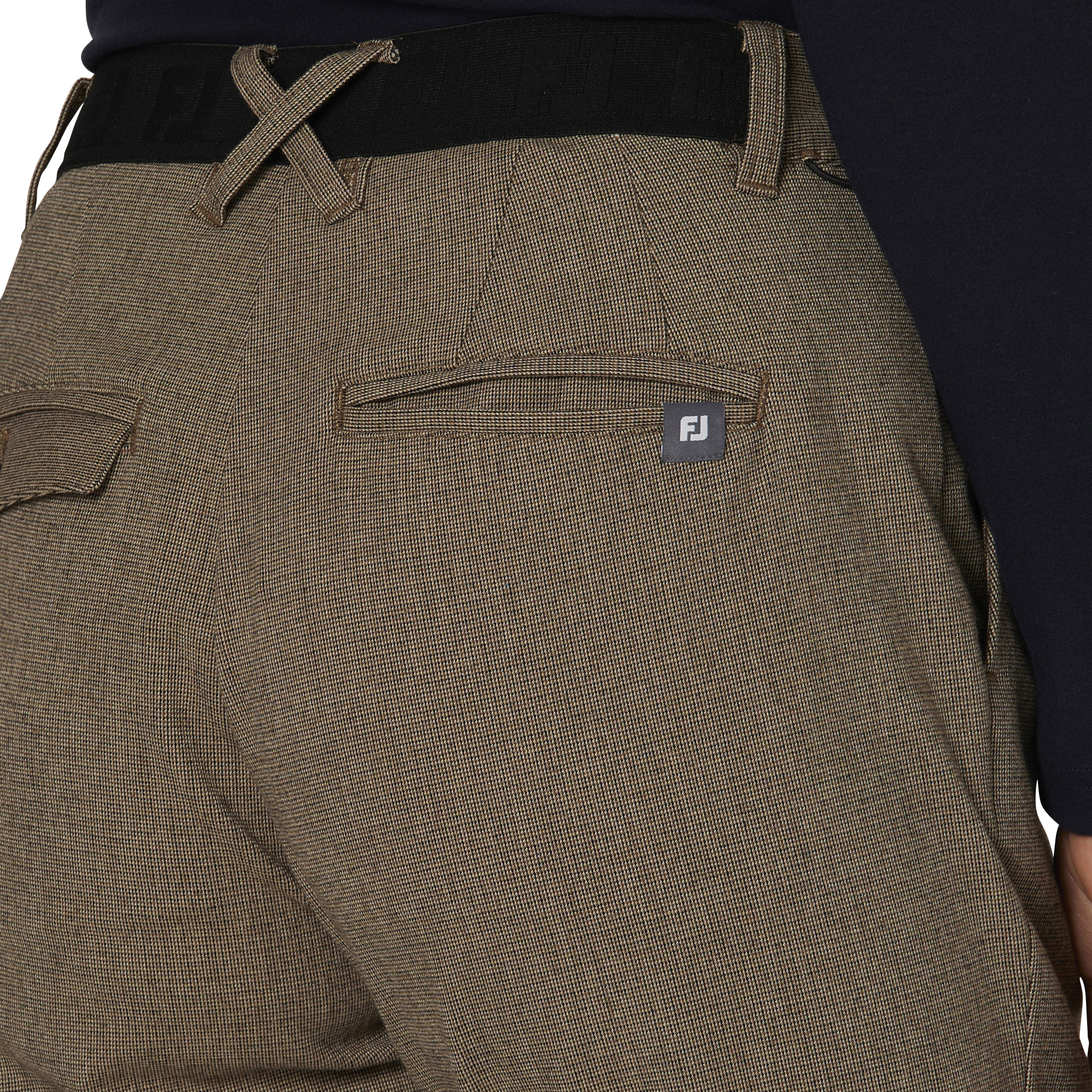 WOMEN'S マイクロチェック ストレッチロングパンツ