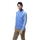 ヘザーカラーブロックハーフジップミッドレイヤー