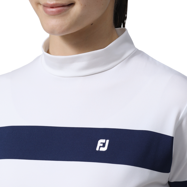 チェストライン半袖モックネックシャツ - FootJoy Japan チェストライン半袖モックネックシャツ - FootJoy Japan