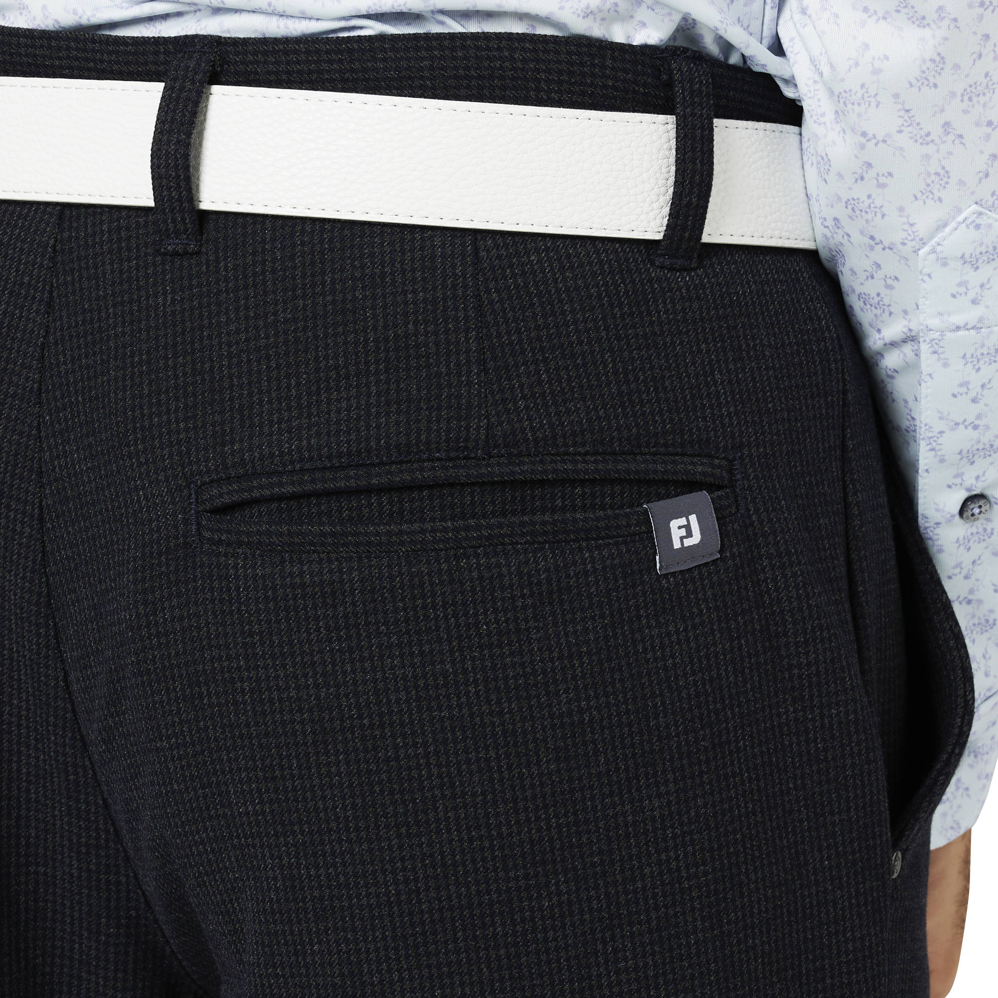 起毛千鳥格子柄パンツ