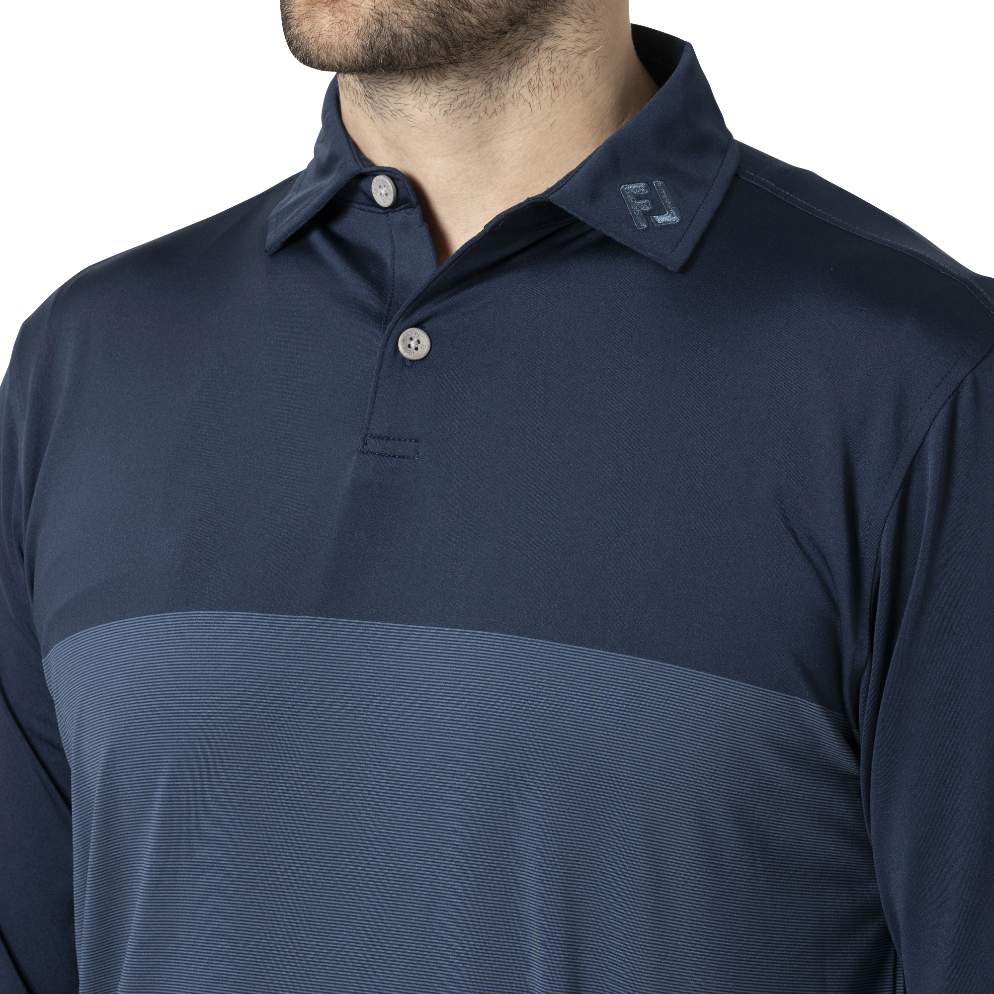 MEN'S トーナルカラーブロック 長袖シャツ