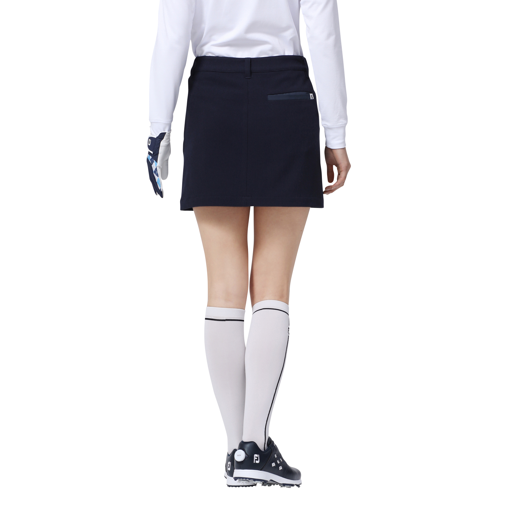 WOMEN'S ハウンドトゥース起毛スカート