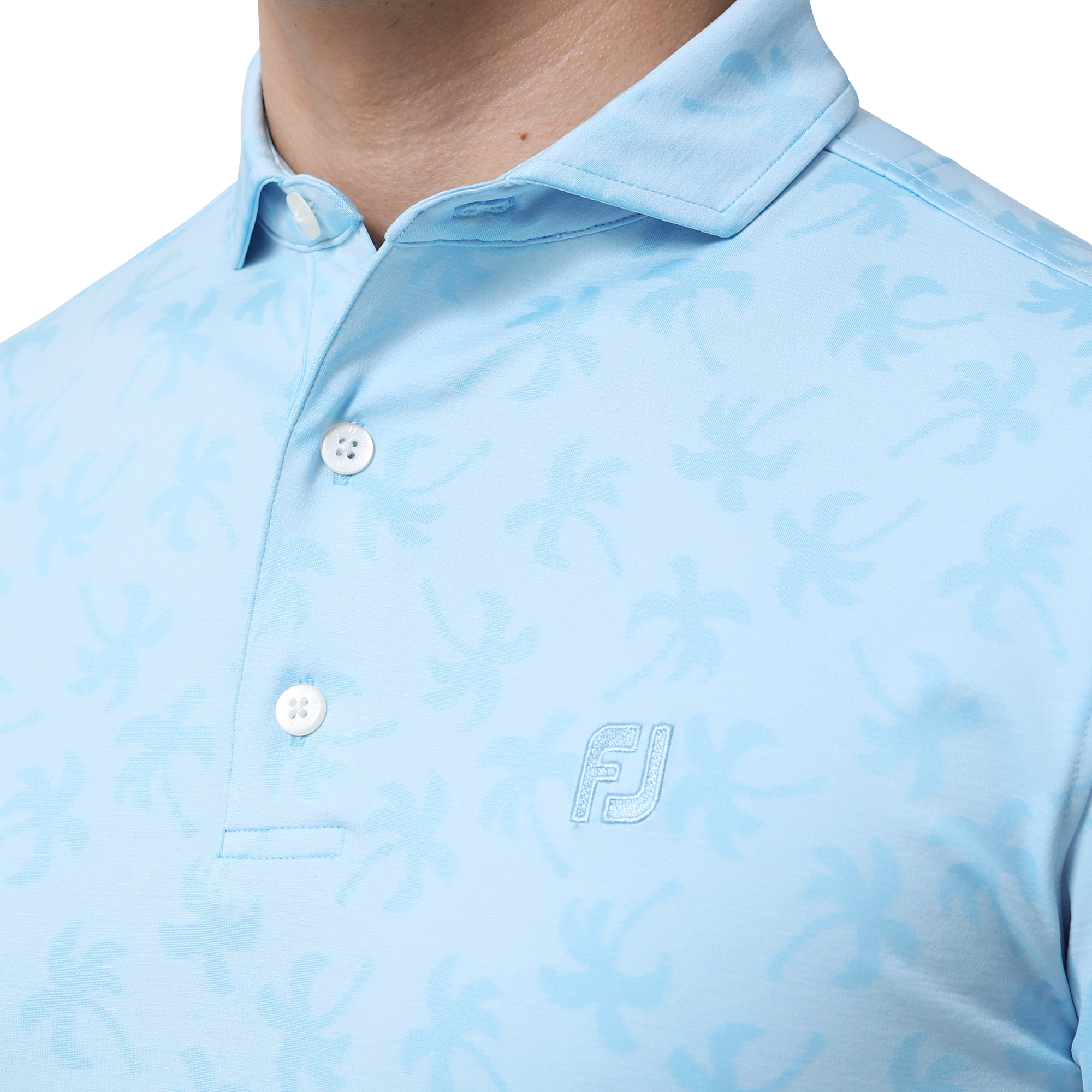 MEN&rsquo;S  パームツリージャカード 半袖シャツ