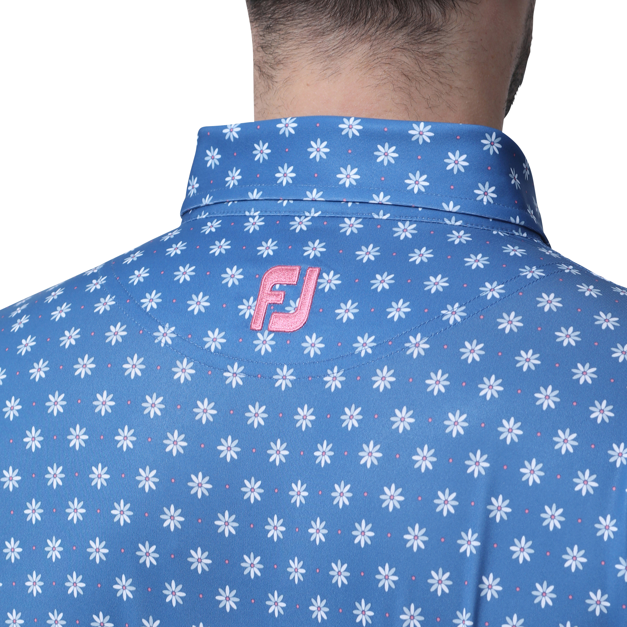 MEN'S マルチカラーフラワーパターン長袖ボタンダウンシャツ