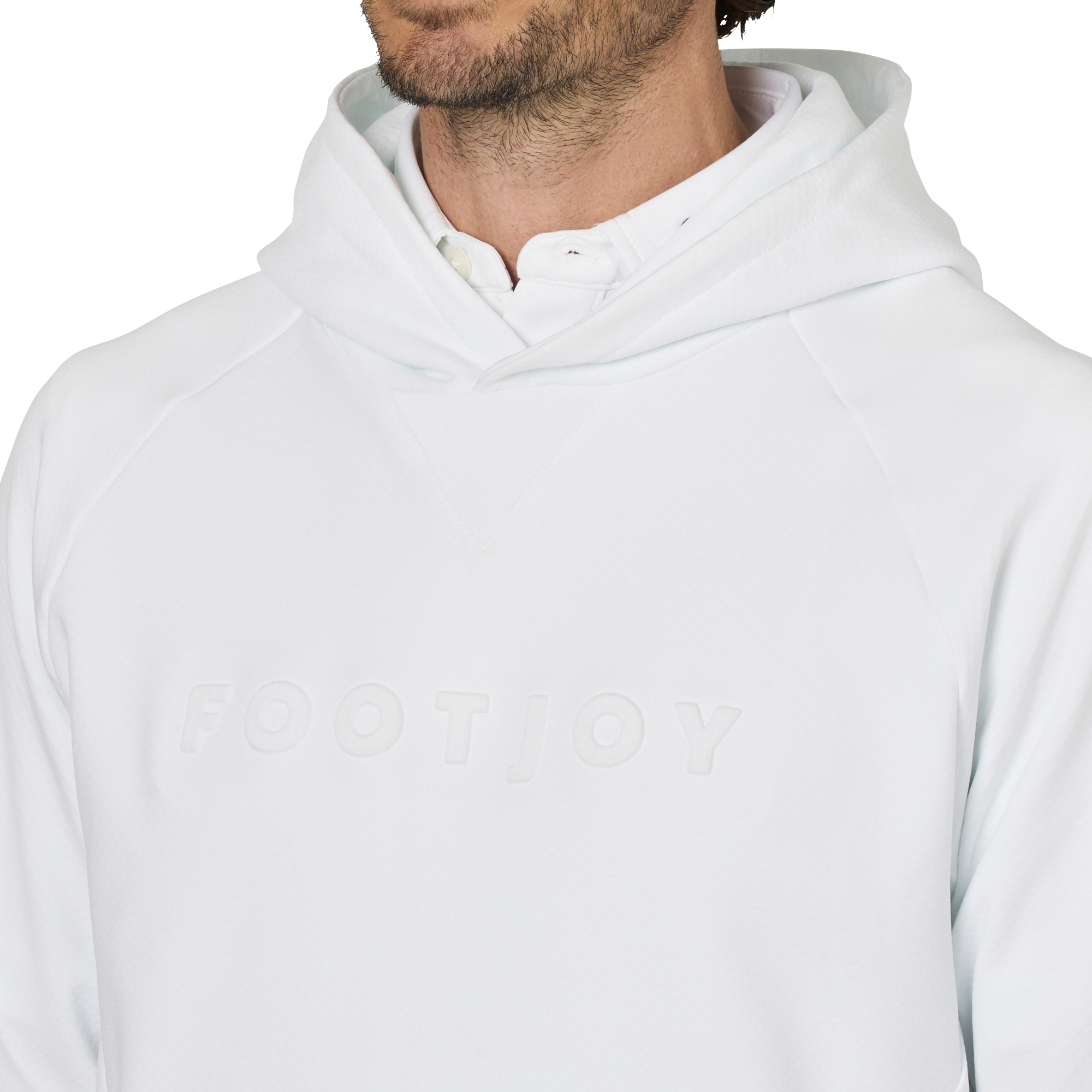 デボスFOOTJOYワードマーク長袖フーディ