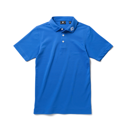 Essential Junior Solid ストレッチ鹿の子半袖シャツ