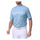 フラワープリント半袖モックネックシャツ