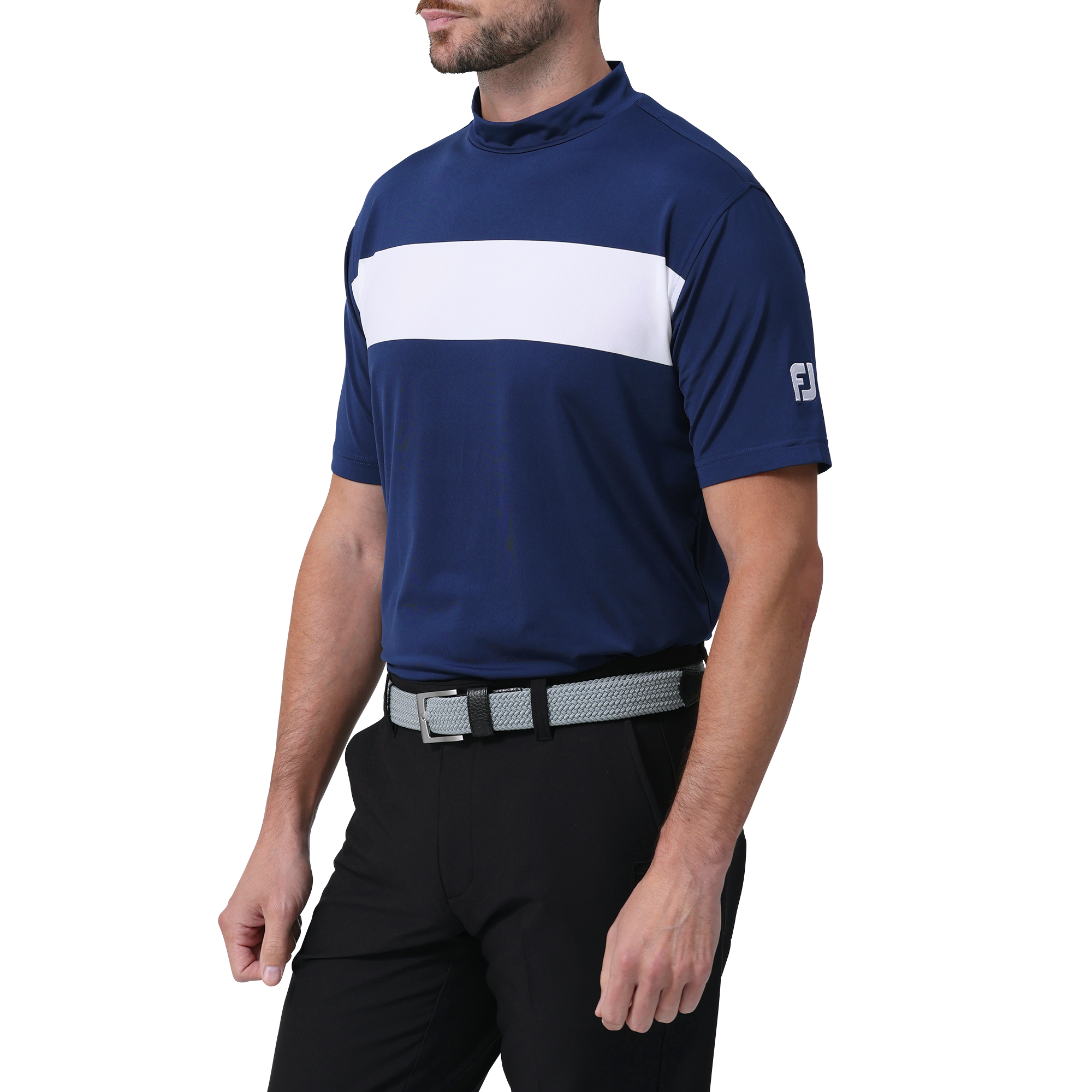 チェストライン半袖モックネックシャツ - FootJoy Japan