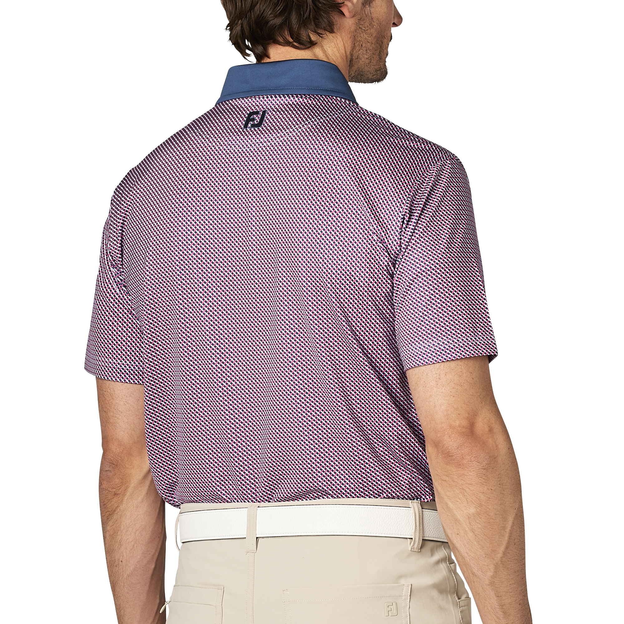 ダイアゴナル半袖クレリックシャツ