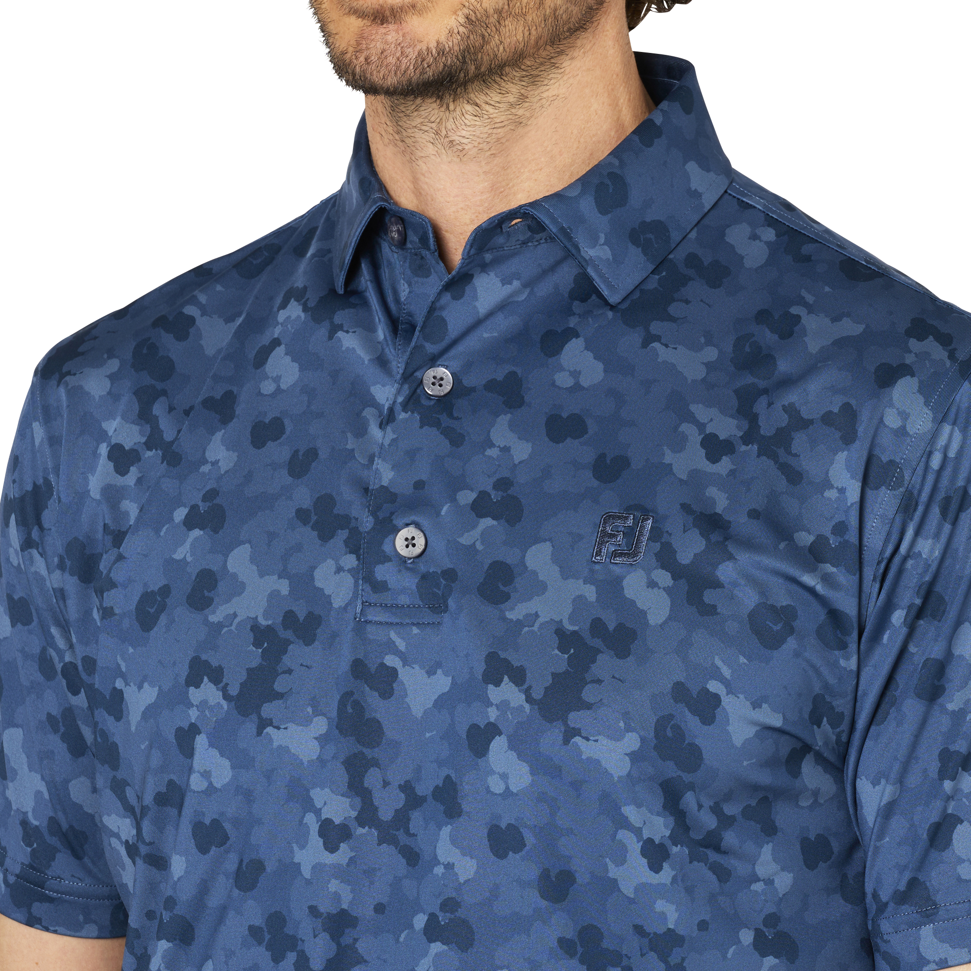 ポップカモプリント半袖シャツ