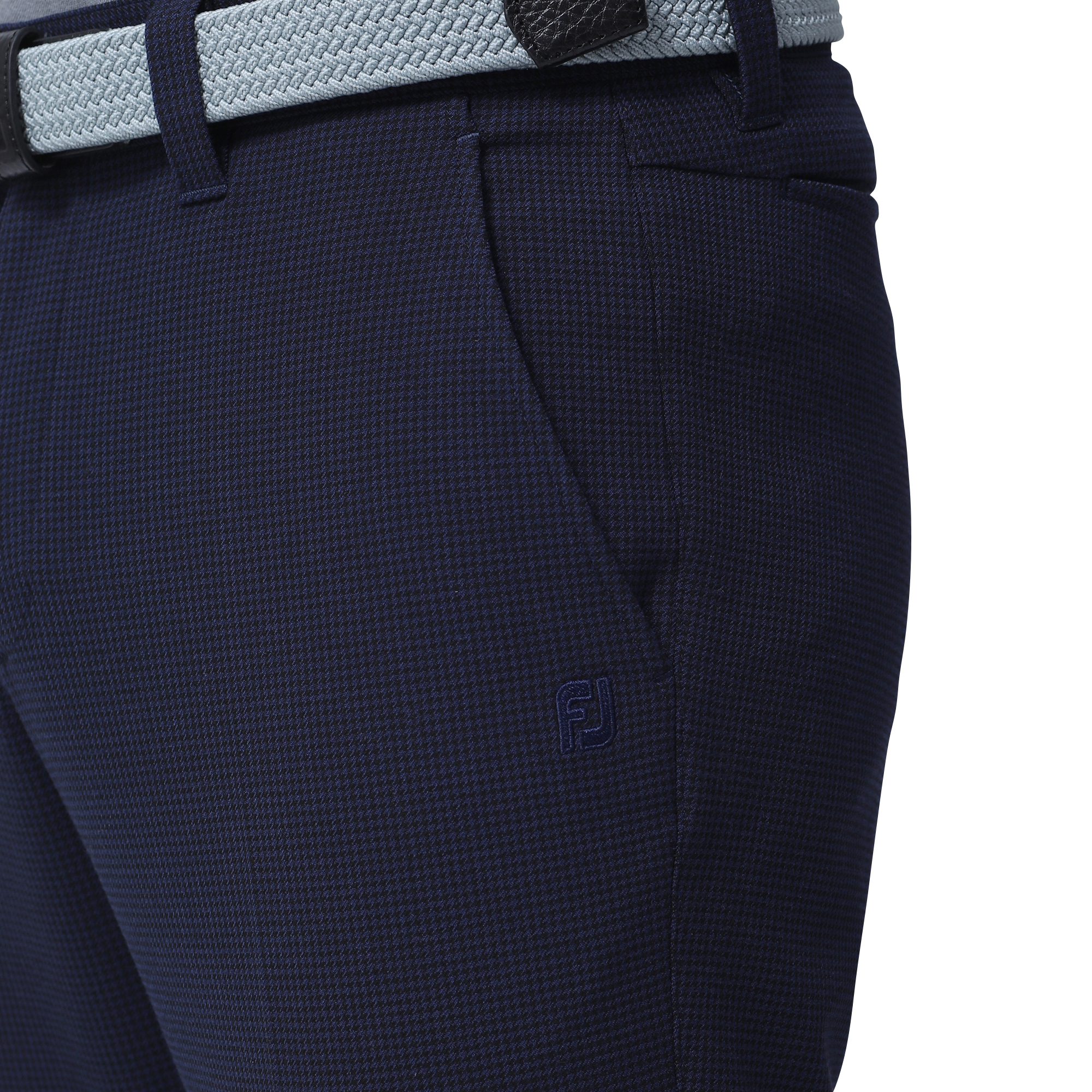 MEN'S ハウンドトゥース起毛マルチポケットパンツ