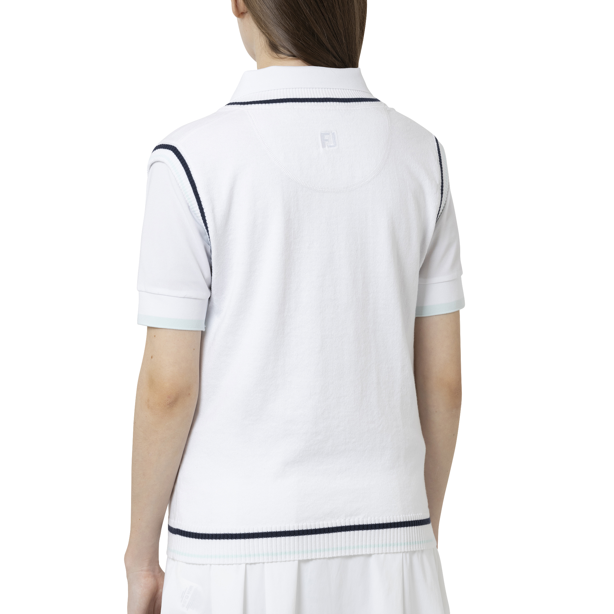 W`s ワイドVネックニットベスト