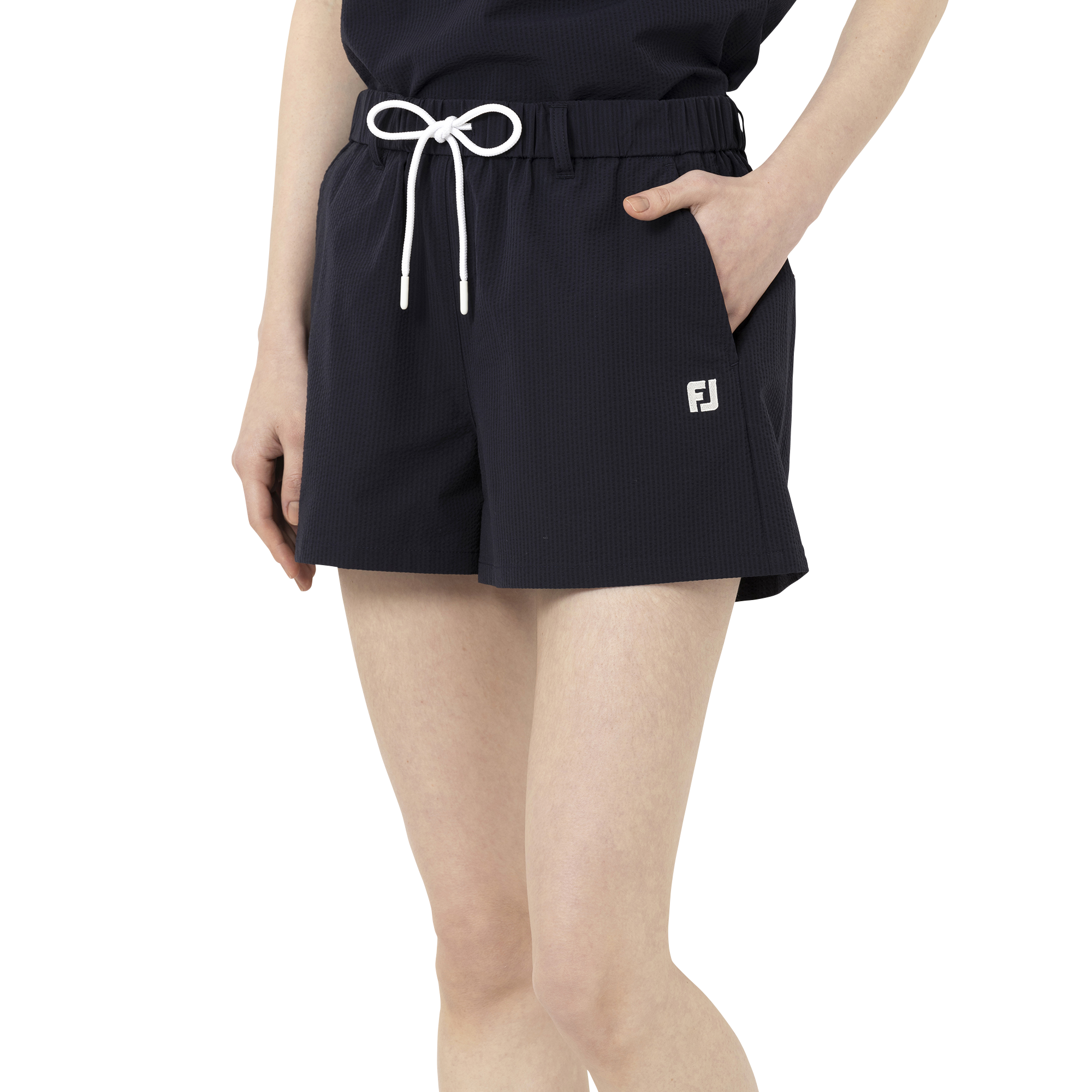 FJ シアサッカーウエストゴムキュロット シアサッカーウエストゴムキュロット - FootJoy Japan