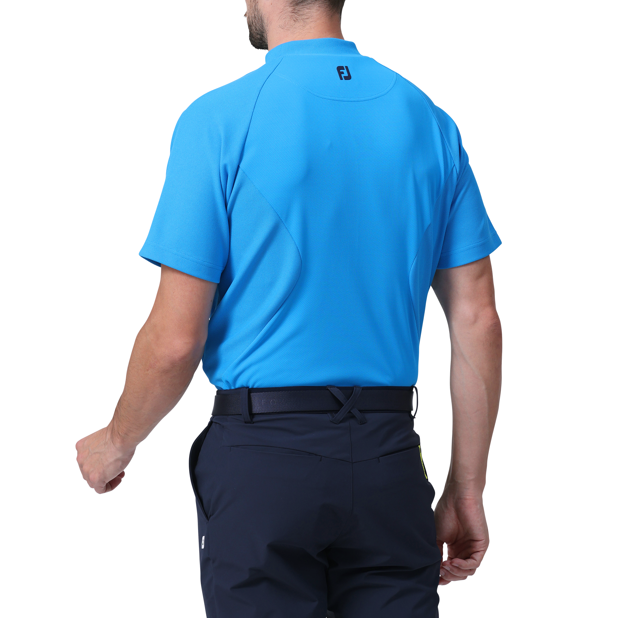 ビッグFJロゴ半袖モックネックシャツ - FootJoy Japan