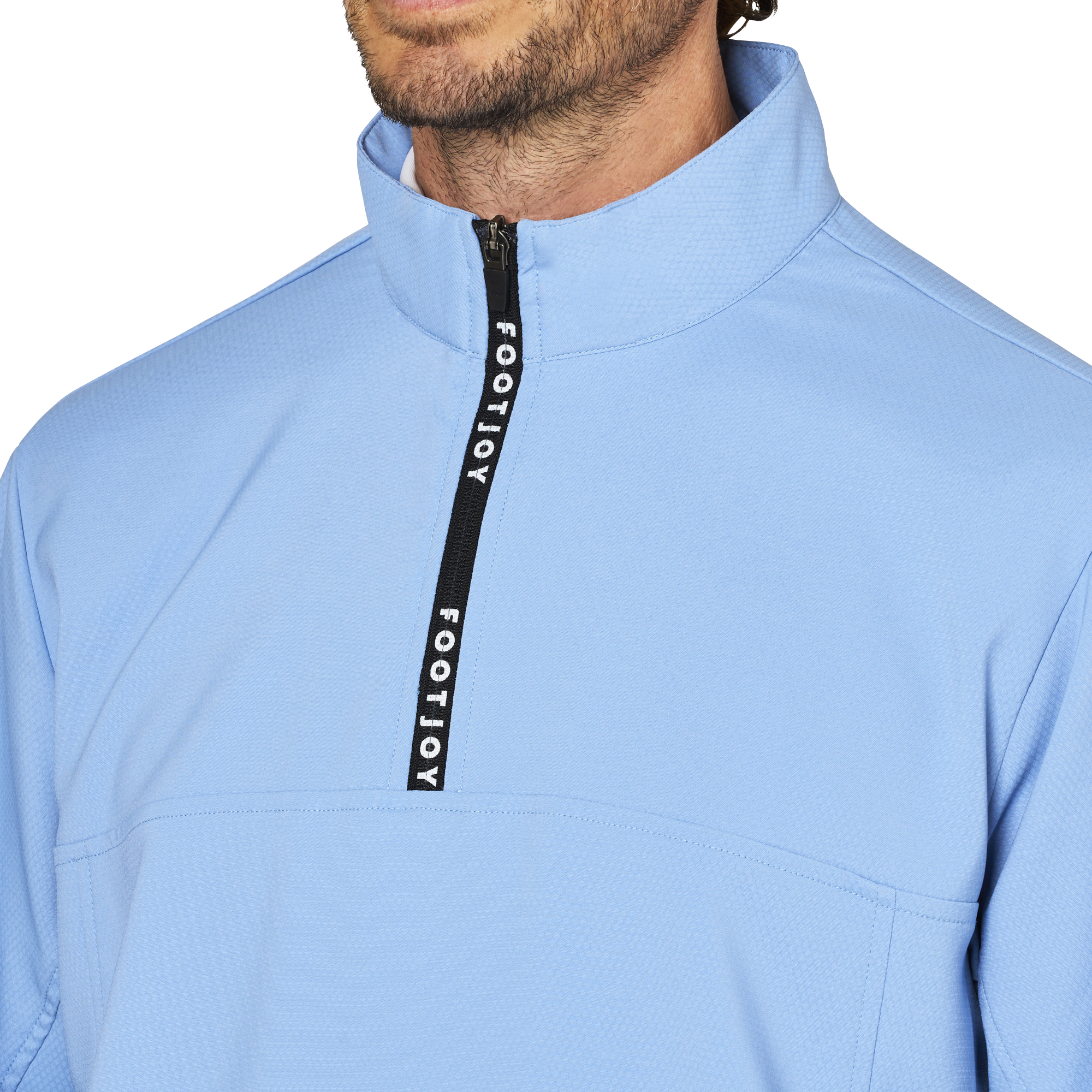 [フットジョイ] ゴルフ TWINSOF長袖ハーフジップジャケット メンズ TWINSOF 撥水長袖ハーフジッププルオーバージャケット - FootJoy Japan