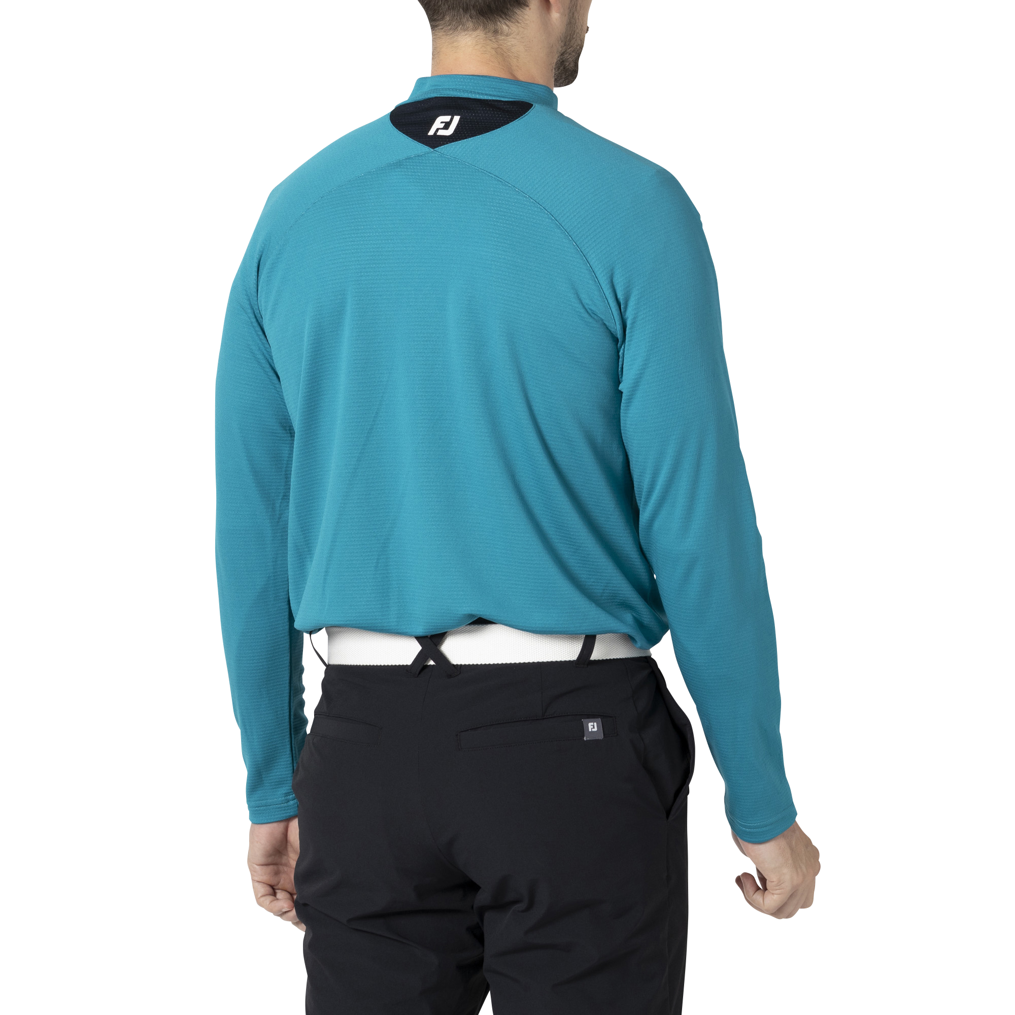 MEN'S DRY THROUGHLIGHT チェストライン 長袖モックネックシャツ