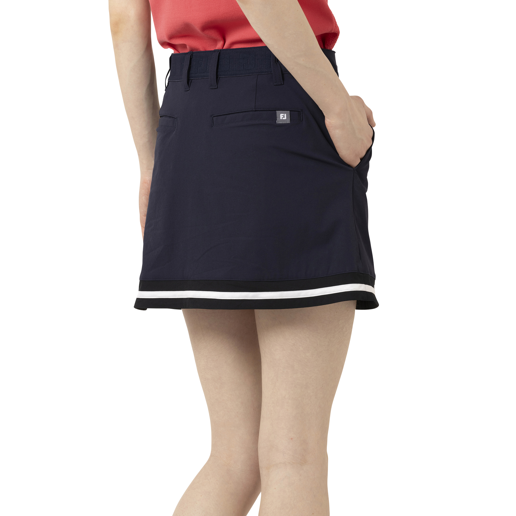 裾ラインソリッドスカート