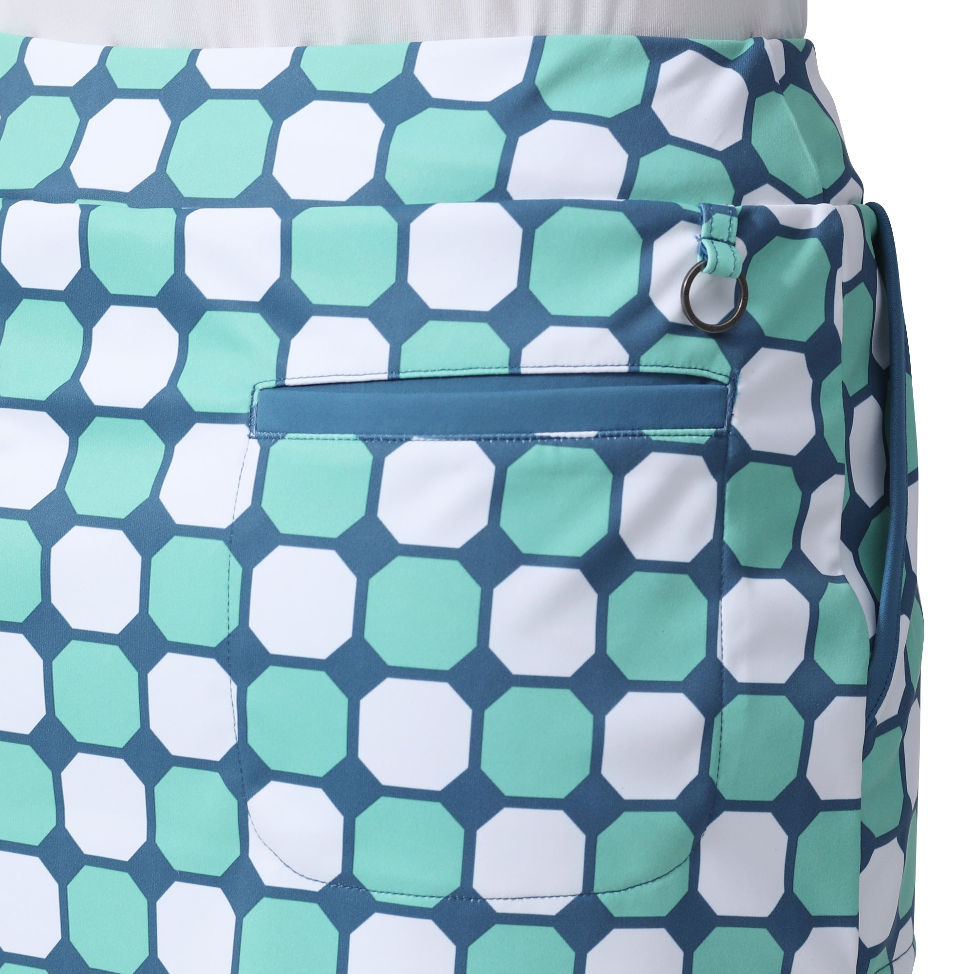 オクタゴンプリントスカート