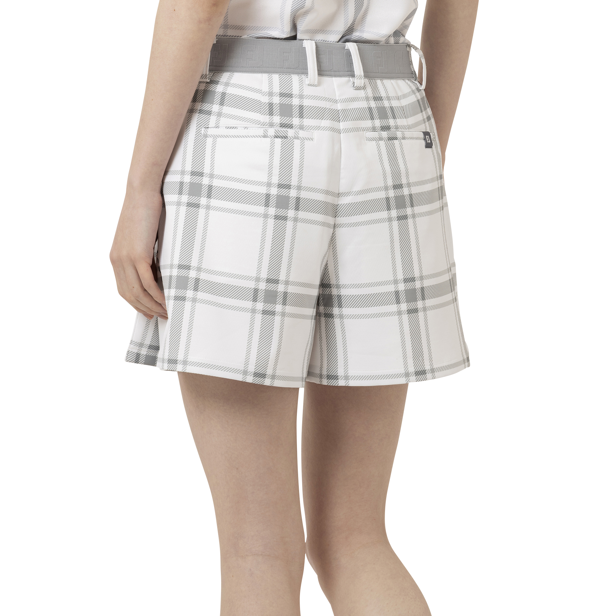 TWINSOF チェックプリント2WAYキュロット