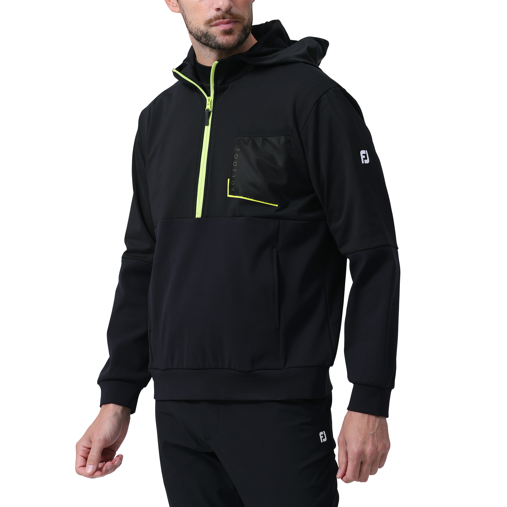ハイブリッド長袖ハーフジップフーディー - FootJoy Japan