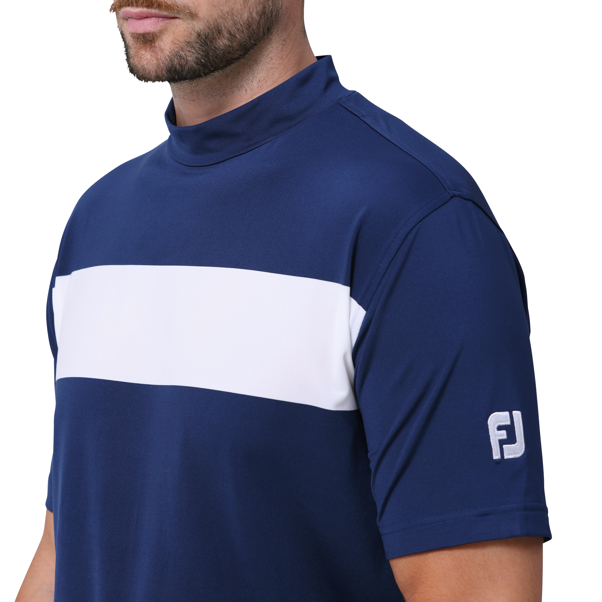 チェストライン半袖モックネックシャツ - FootJoy Japan