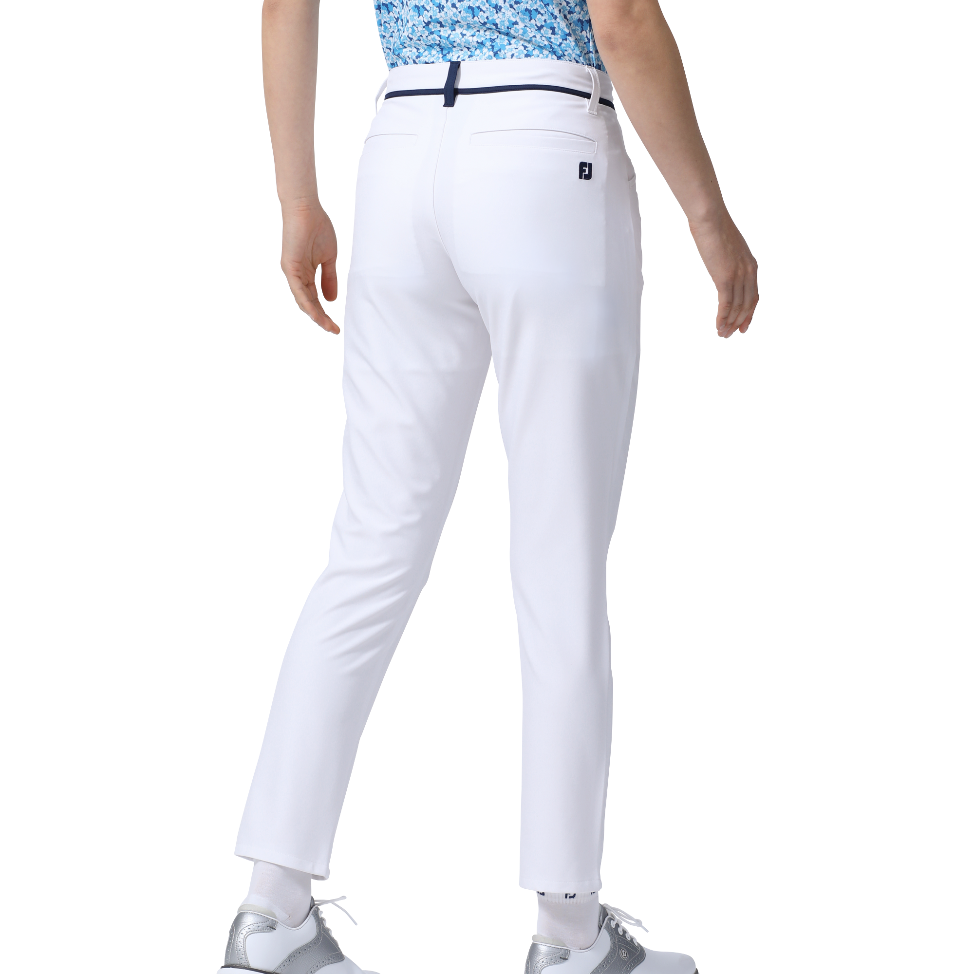 ウエストライン撥水ストレッチロングパンツ