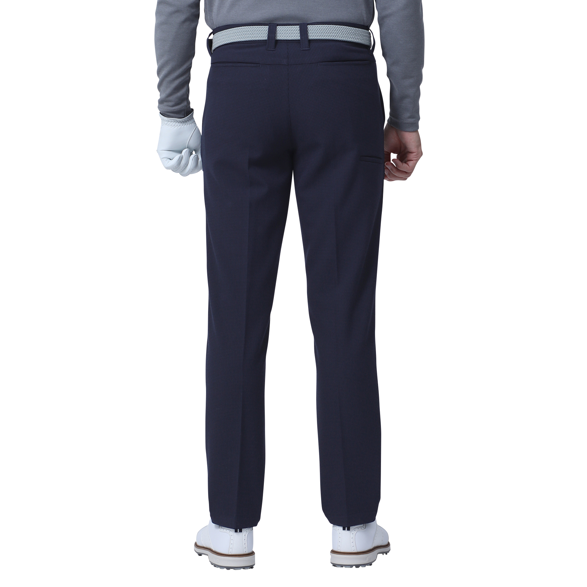 MEN'S ハウンドトゥース起毛マルチポケットパンツ