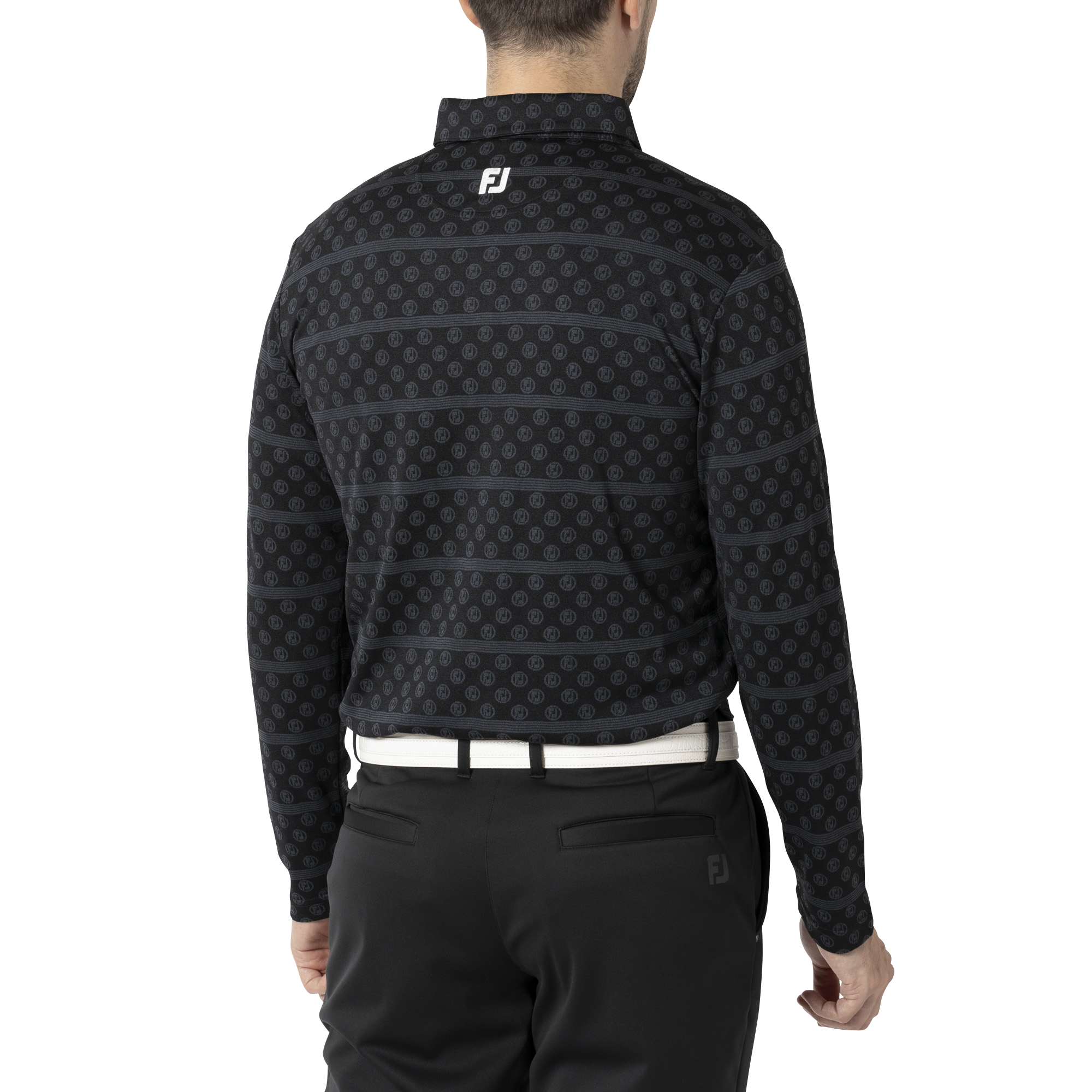 MEN'S FJロゴジャカード 長袖シャツ