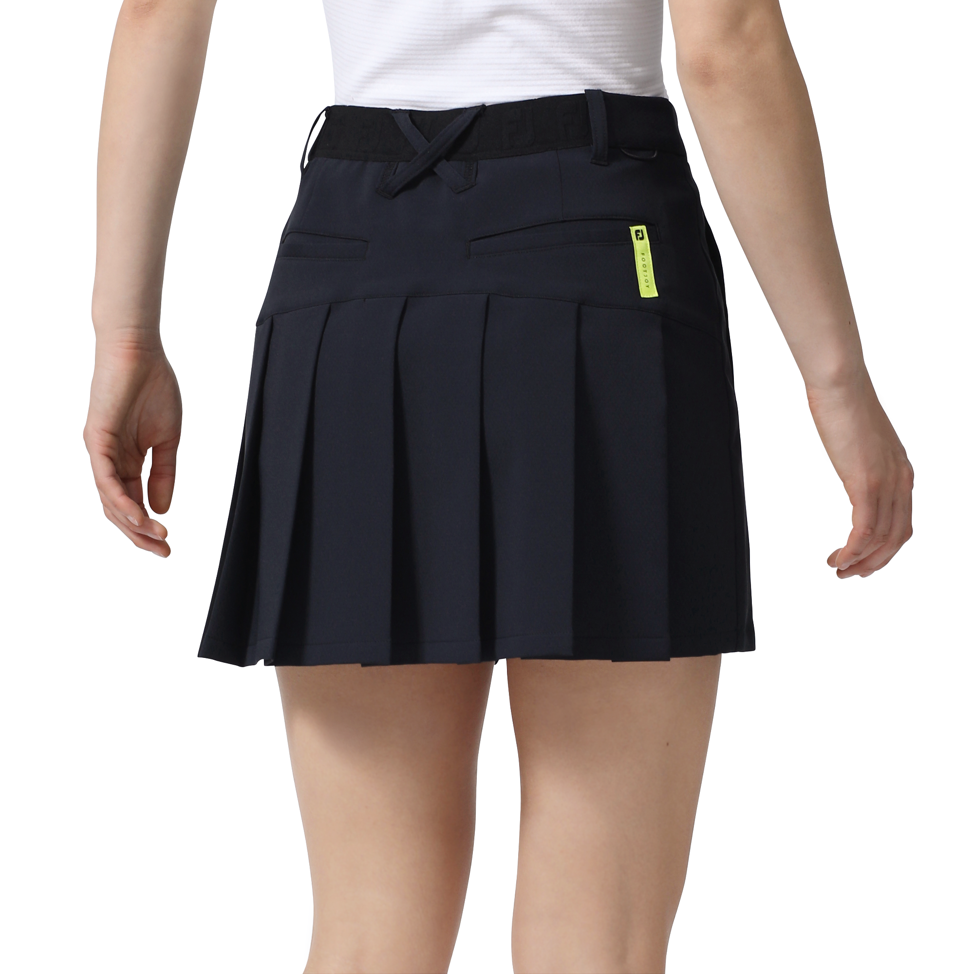 TWINSOF 撥水バックサイドプリーツスカート