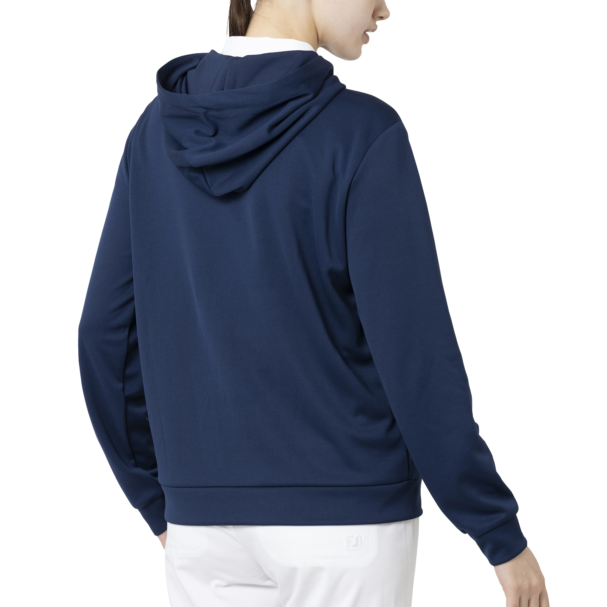Essential W`s LtWt L/S ストレッチフーディープルオーバー
