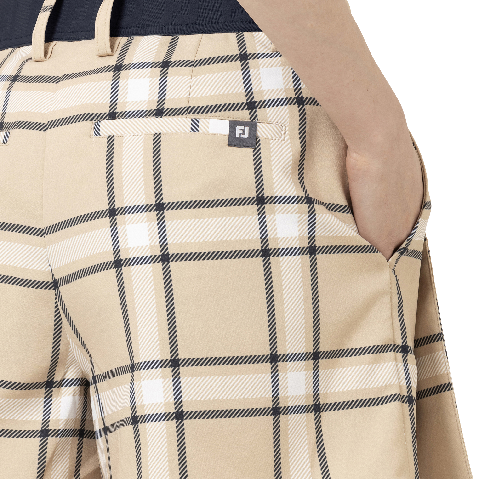 TWINSOF チェックプリント2WAYキュロット