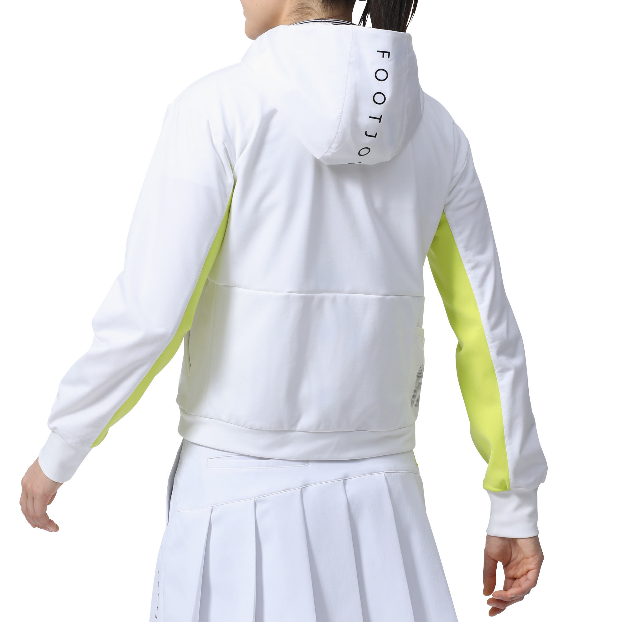 ハイブリッド長袖フルジップフーディー