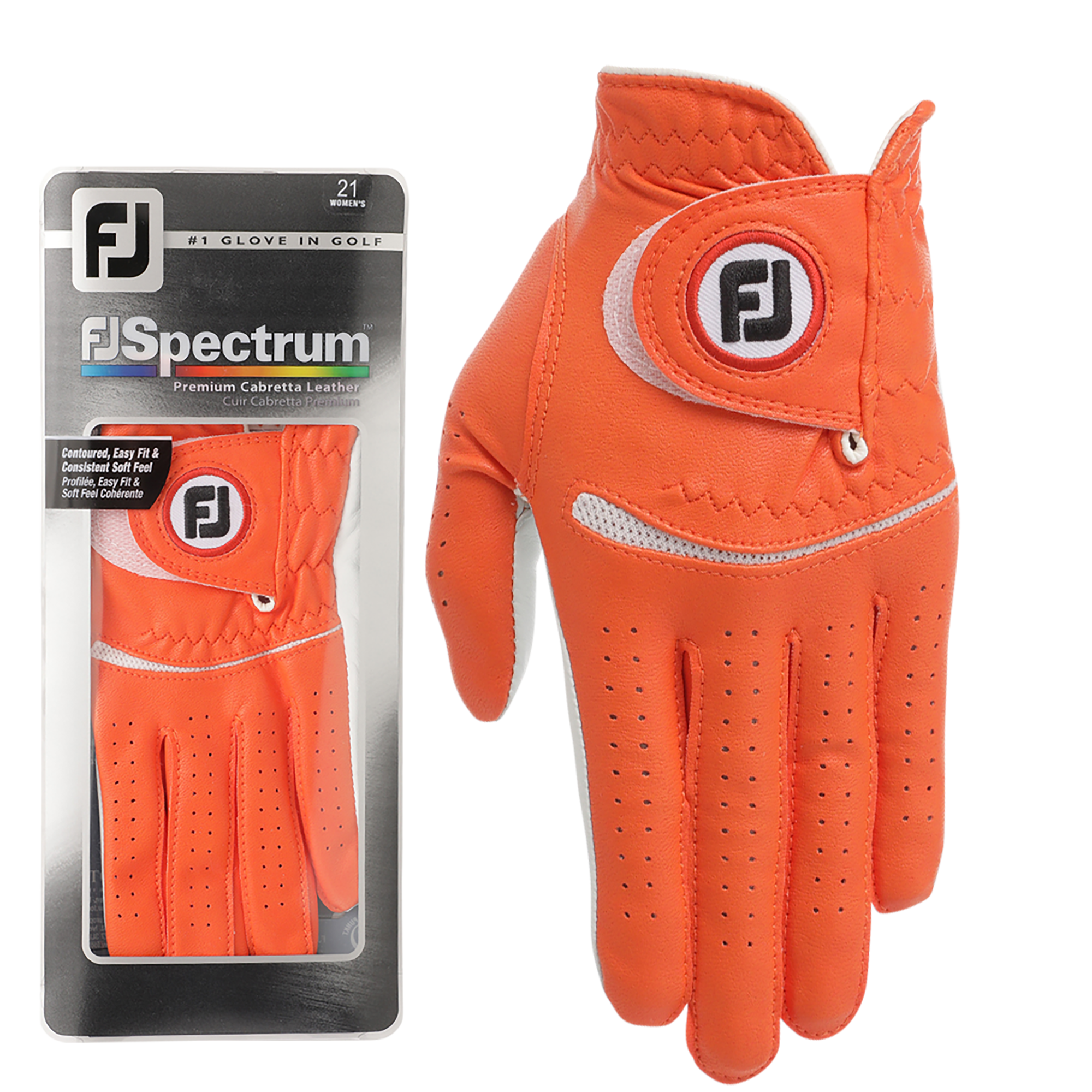 フットジョイFJ Spectrum レディースゴルフグローブ 4セット、19 フットジョイFJ Spectrum レディースゴルフグローブ 4セット、19