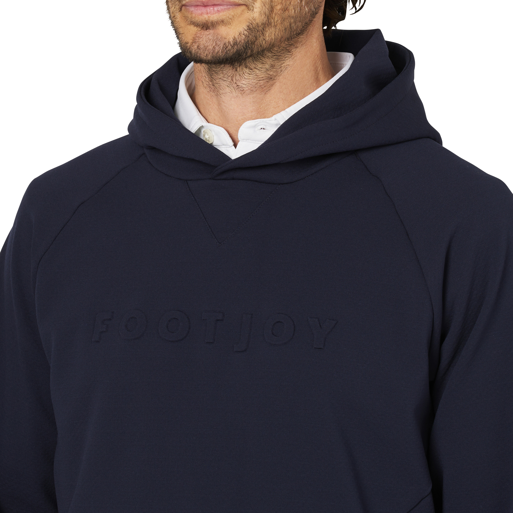 デボスFOOTJOYワードマーク長袖フーディ