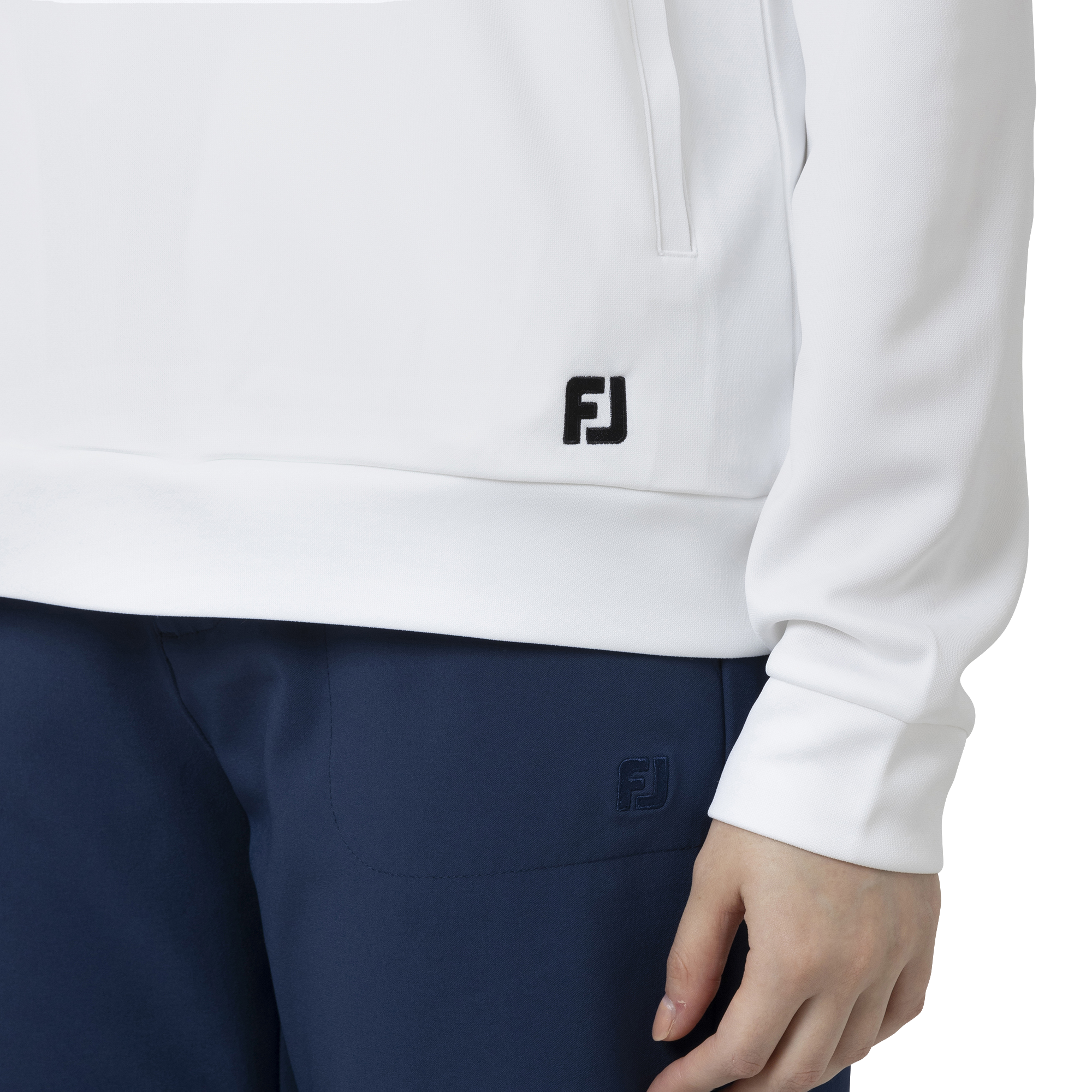 Essential W`s LtWt L/S ストレッチフーディープルオーバー