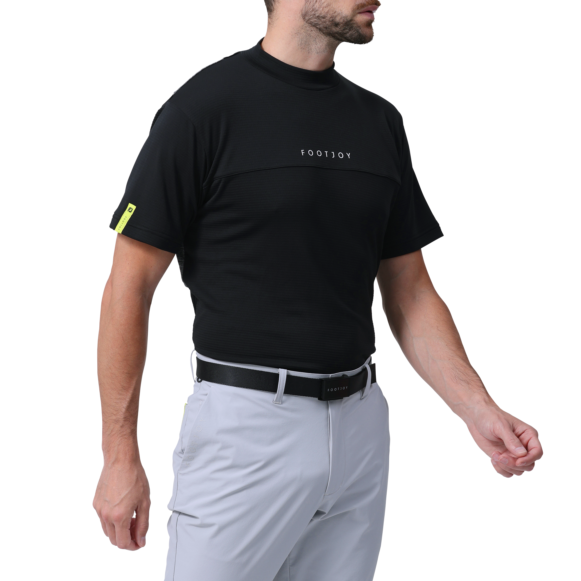 DRY THROUGHLIGHT エックスブロック半袖モックネックシャツ