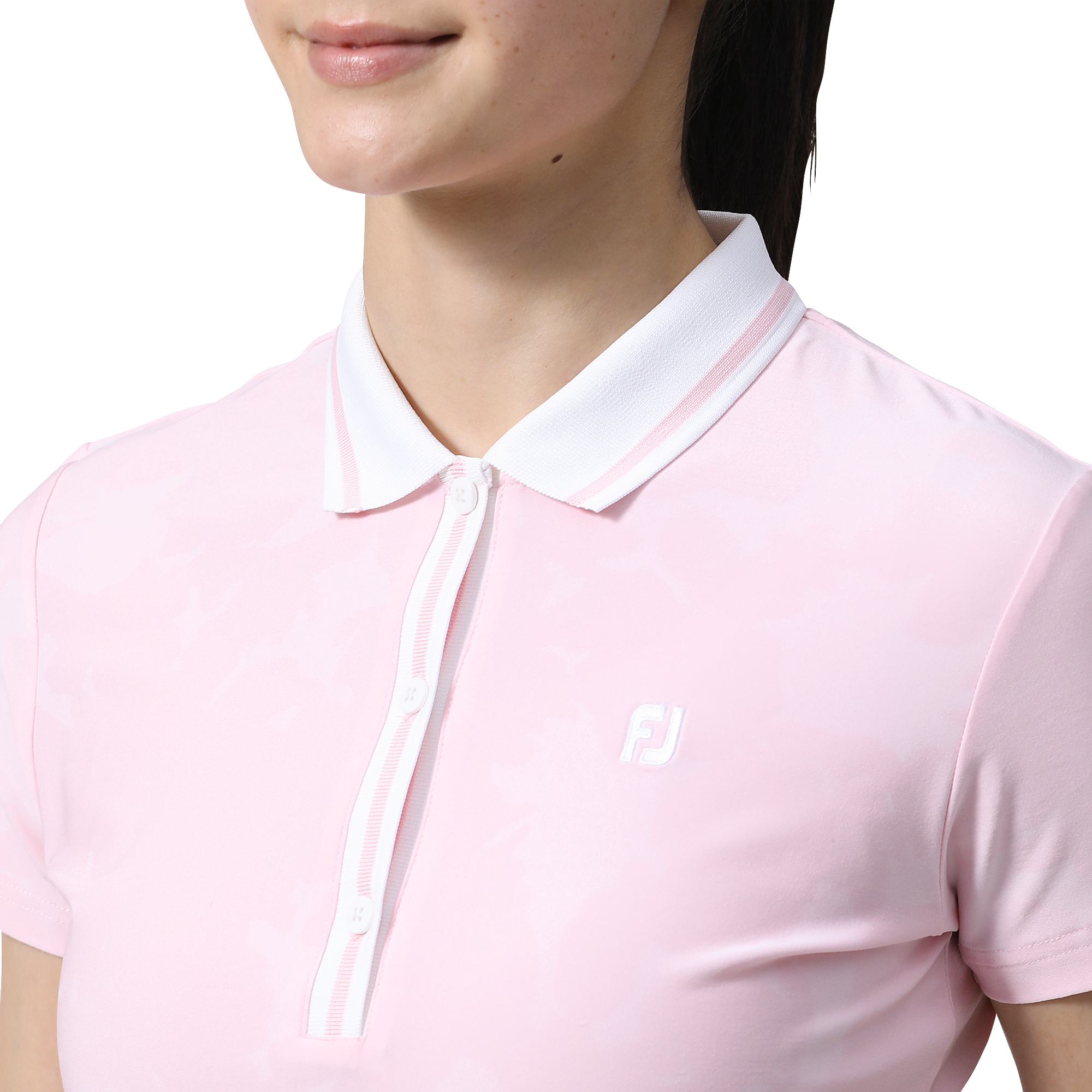 フローラルカモジャカード半袖ポロ